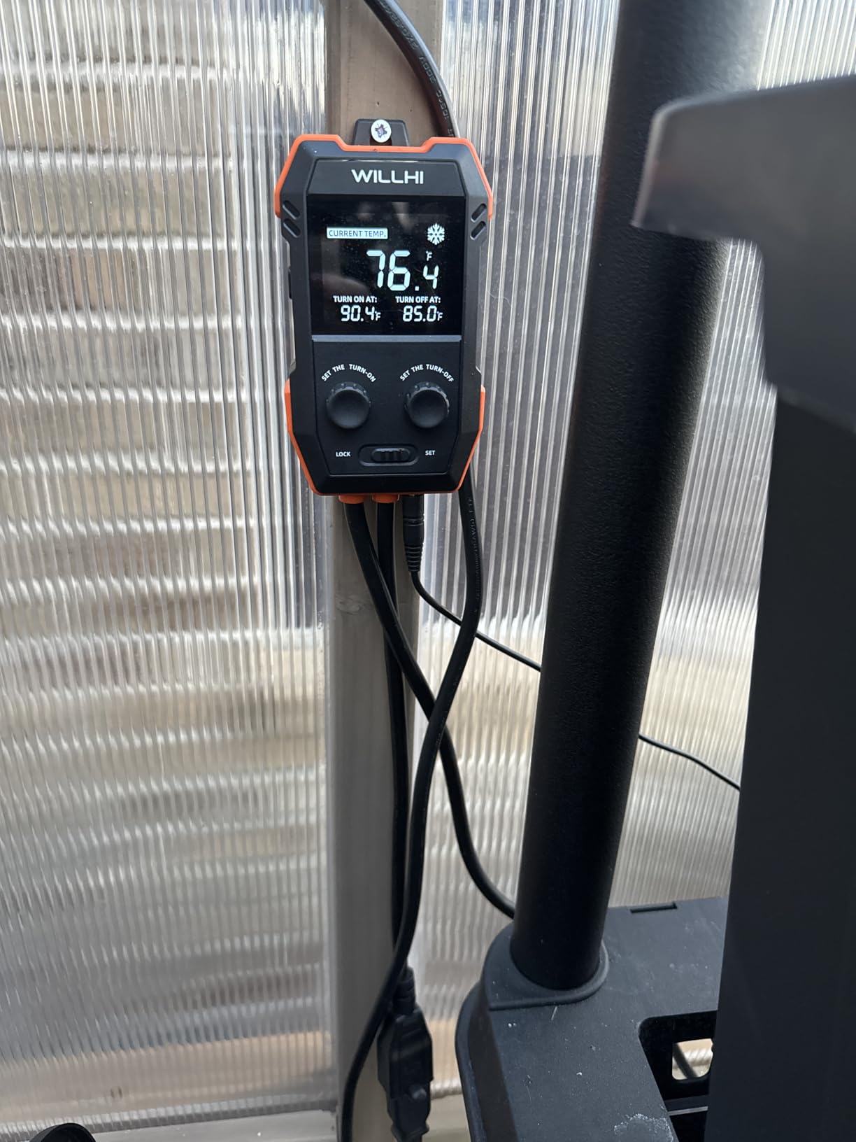 WH2408 Temperature Controller 10A 1200W, Digital Thermostat Controlled Outlet Plug Switch for Reptile Terrarium Greenhouse Homebrew Aquarium Seedling Mat, Heating or Cooling Mode (Pack of 1) customer photo 1