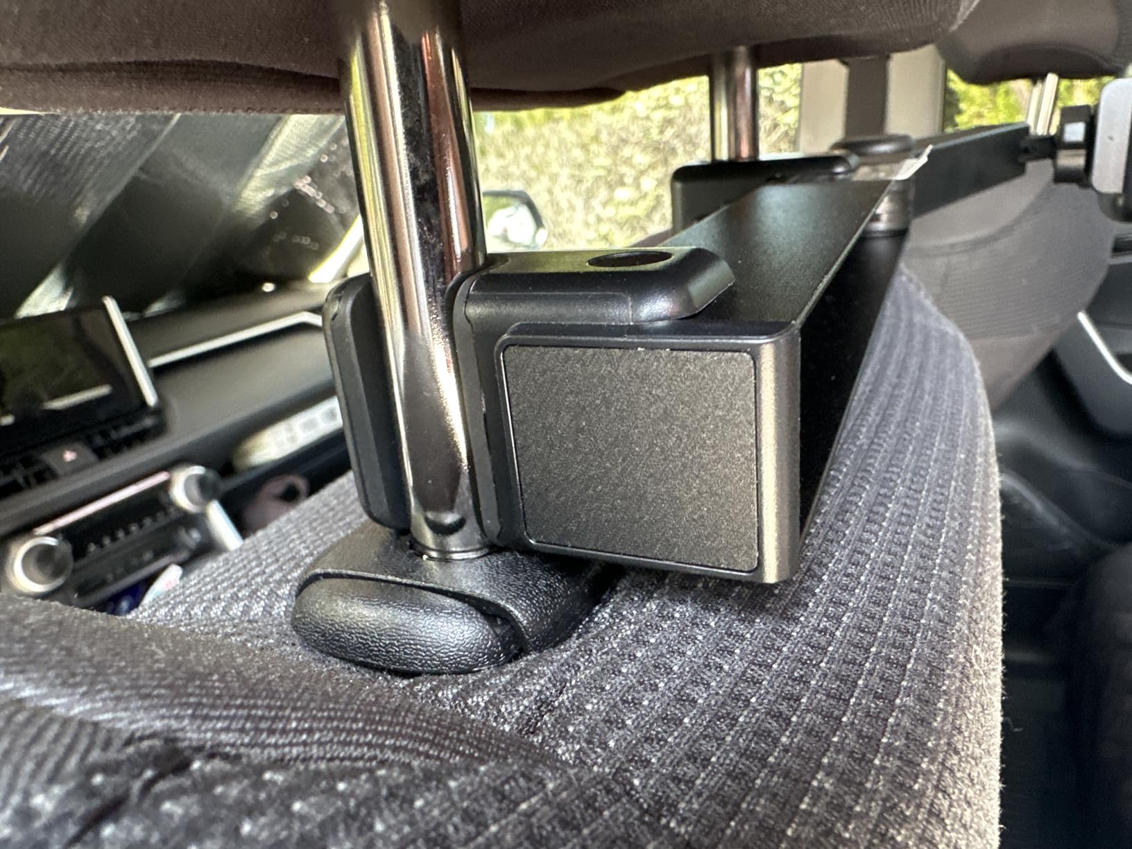 Lamicall Car Headrest Tablet Holder - [Lockable] [3 in 1 Extension Arm] Upgrade Tablet Mount for Car Backseat, Gifts Road Trip Essentials for Kids, for iPad Pro, Air, Mini, Fire HD, 4.7-13