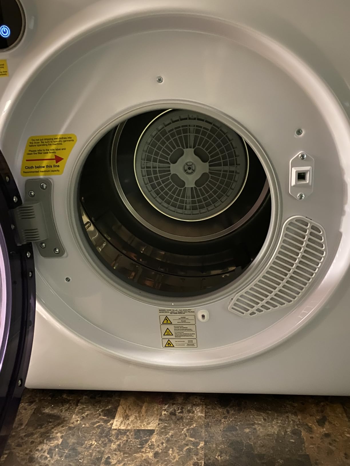 Euhomy 2.65 Cu.Ft Portable Dryer with Exhaust Hose, Clothes Dryer with Four Functions, 1400w Dryer Machine with Stainless Steel Drum, Suitable for Apartments, RVs, Gym customer photo 2