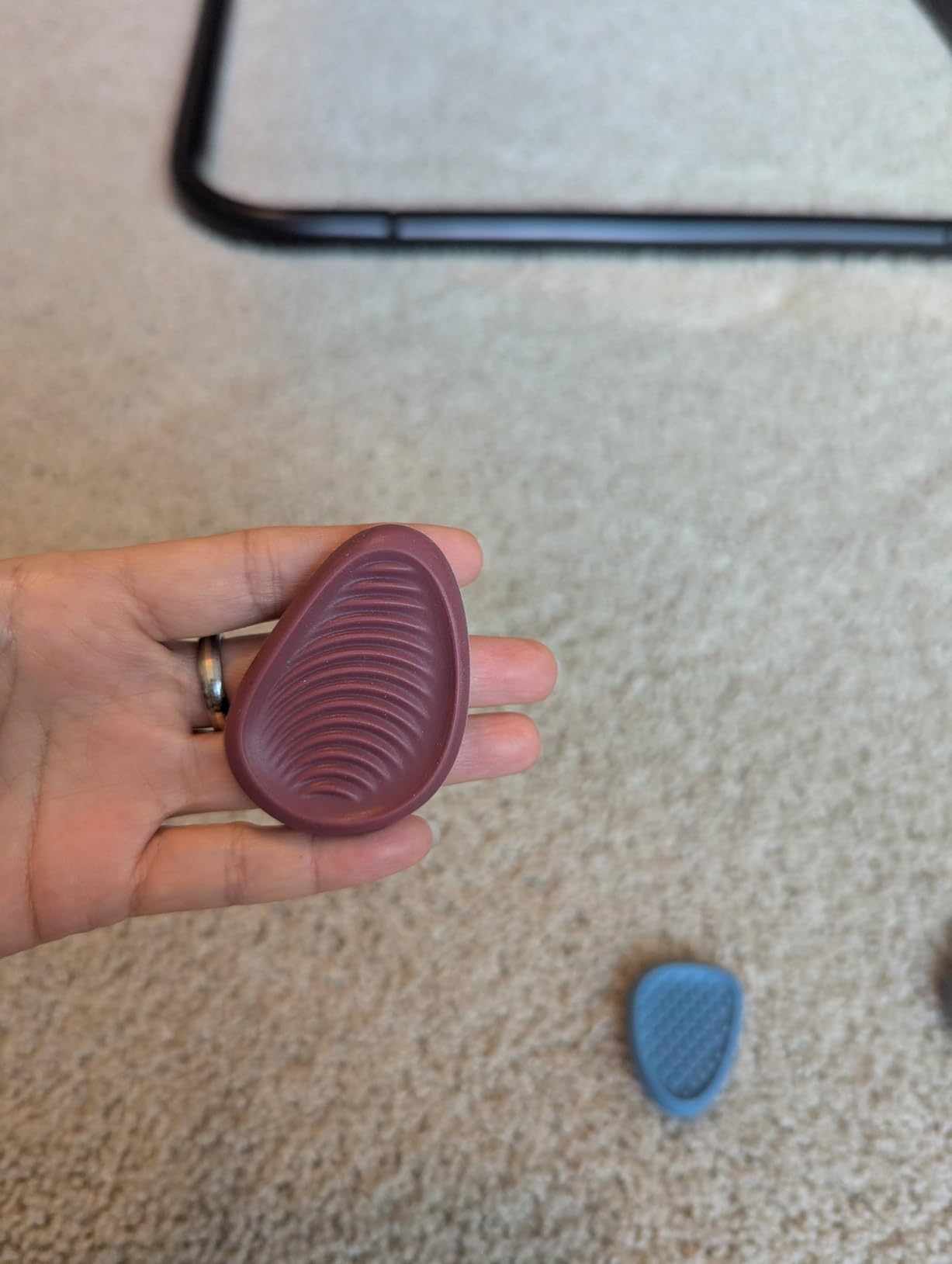 Fidget Toys Adults Sensory Stone: 8 Pack Texture Worry Stone for Kids Calming - Sensory Autism Toys for Anxiety Relief - Quiet Small Fidgets for Classroom Prizes customer photo 2