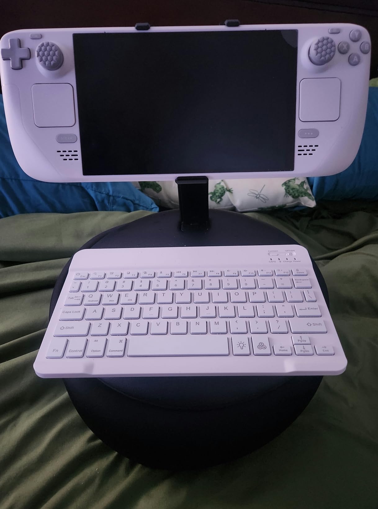 Mechanism Gaming Pillow for Steam Deck OLED & LCD | Experience Zero Gravity Gaming with Our LCD & OLED Steam Deck Accessories | Ridiculously Soft Machine Washable Pillow for Gamers customer photo 2