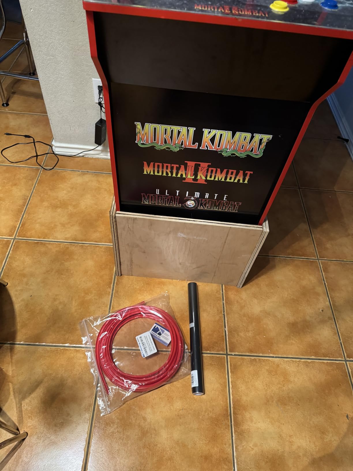 25ft Roll of Bright Red 3/4