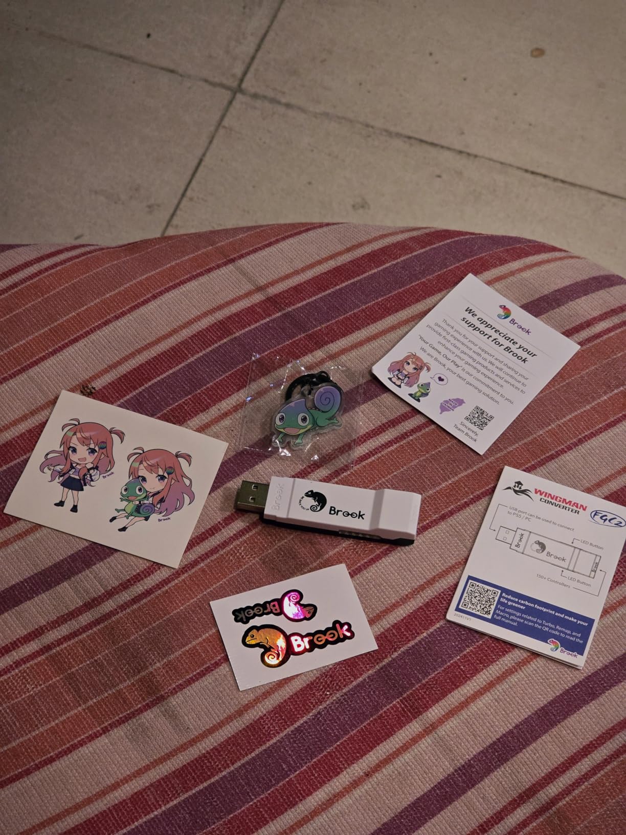 Brook Wingman FGC2 Converter with Keychain-Arcade Joystick Adapter Gamepad for PS5 & PC, Supports All PS5 Games (Official Exclusive Version) customer photo 1