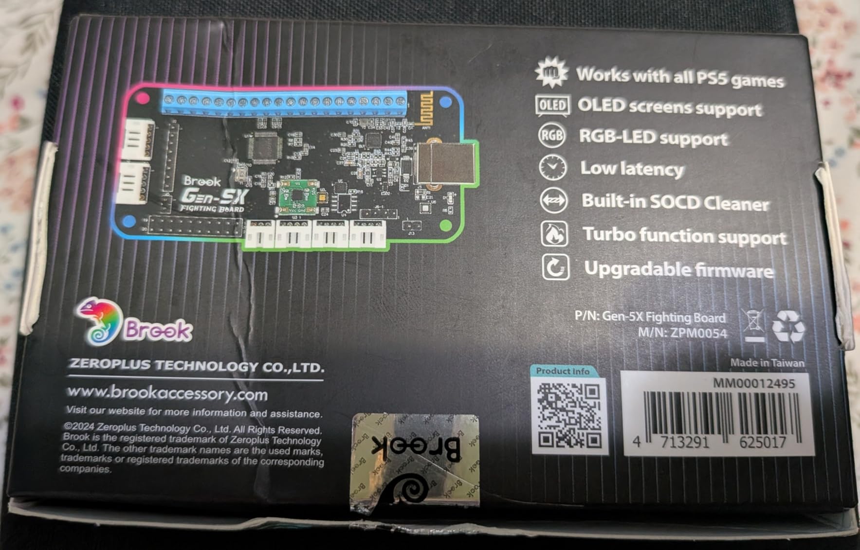 Brook Gaming Gen5X Fighting Board - Ultimate Multi-Platform Supports PS5, XB Series, XS, NS and PC - Lightning-Fast Response Times for Fighting Gaming customer photo 2