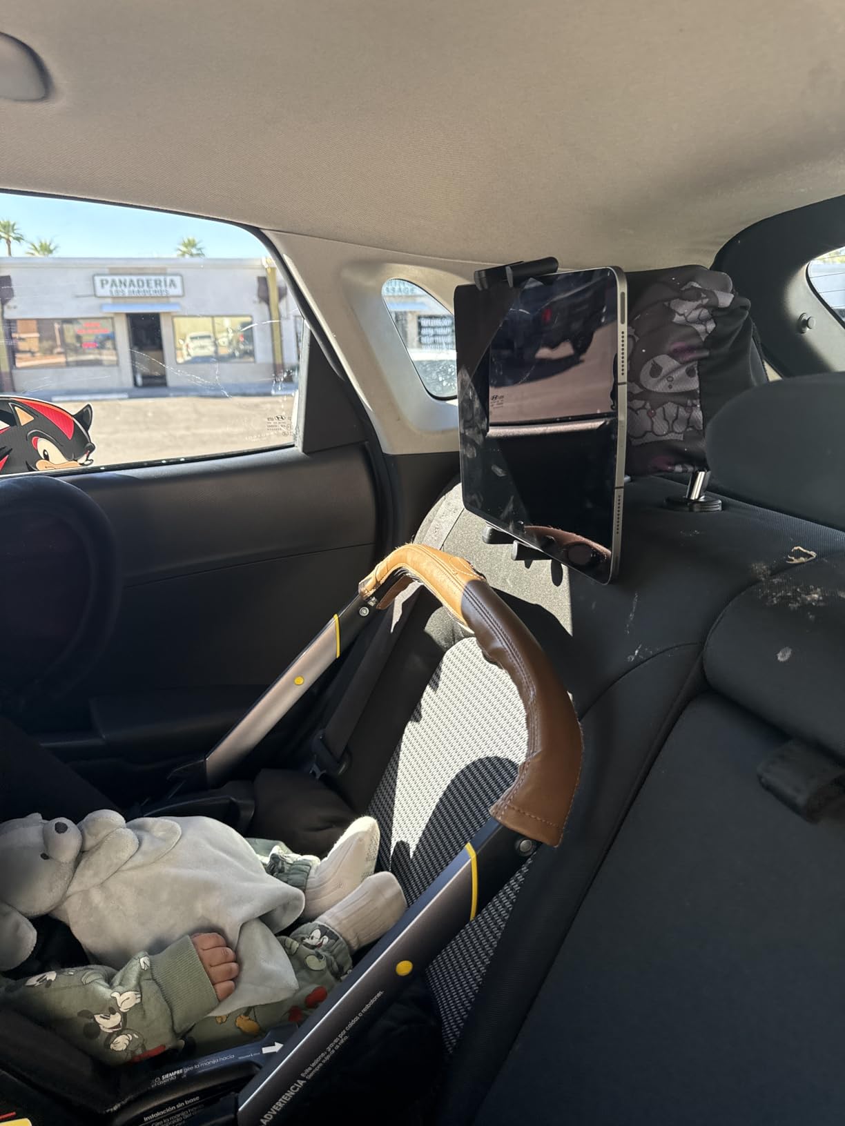 Lamicall Tablet Holder for Car Headrest - [Thick Case Friendly] [360° Rotation] Car Tablet Mount for Backseat, Road Trip Essentials for Kids, for iPad Pro, Air, Mini, Galaxy, Fire HD, 6.1-13