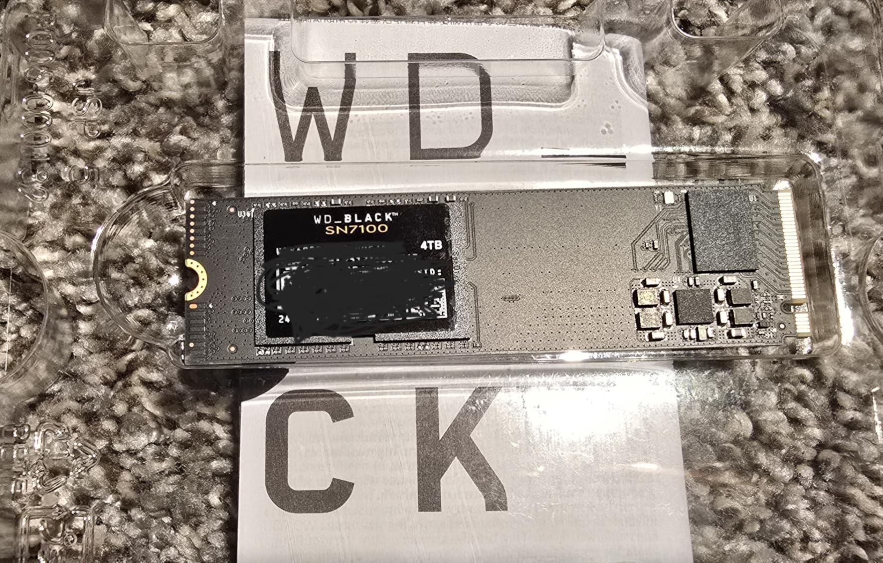 WD_Black SN7100 2TB NVMe SSD - Gen4 PCIe, M.2 2280, Up to 7,250 MB/s Read Speed, Up to 6,900 MB/s Write Speed, Next Gen TLC 3D NAND, for Laptops, Handheld Gaming Devices - WDS200T4X0E customer photo 2