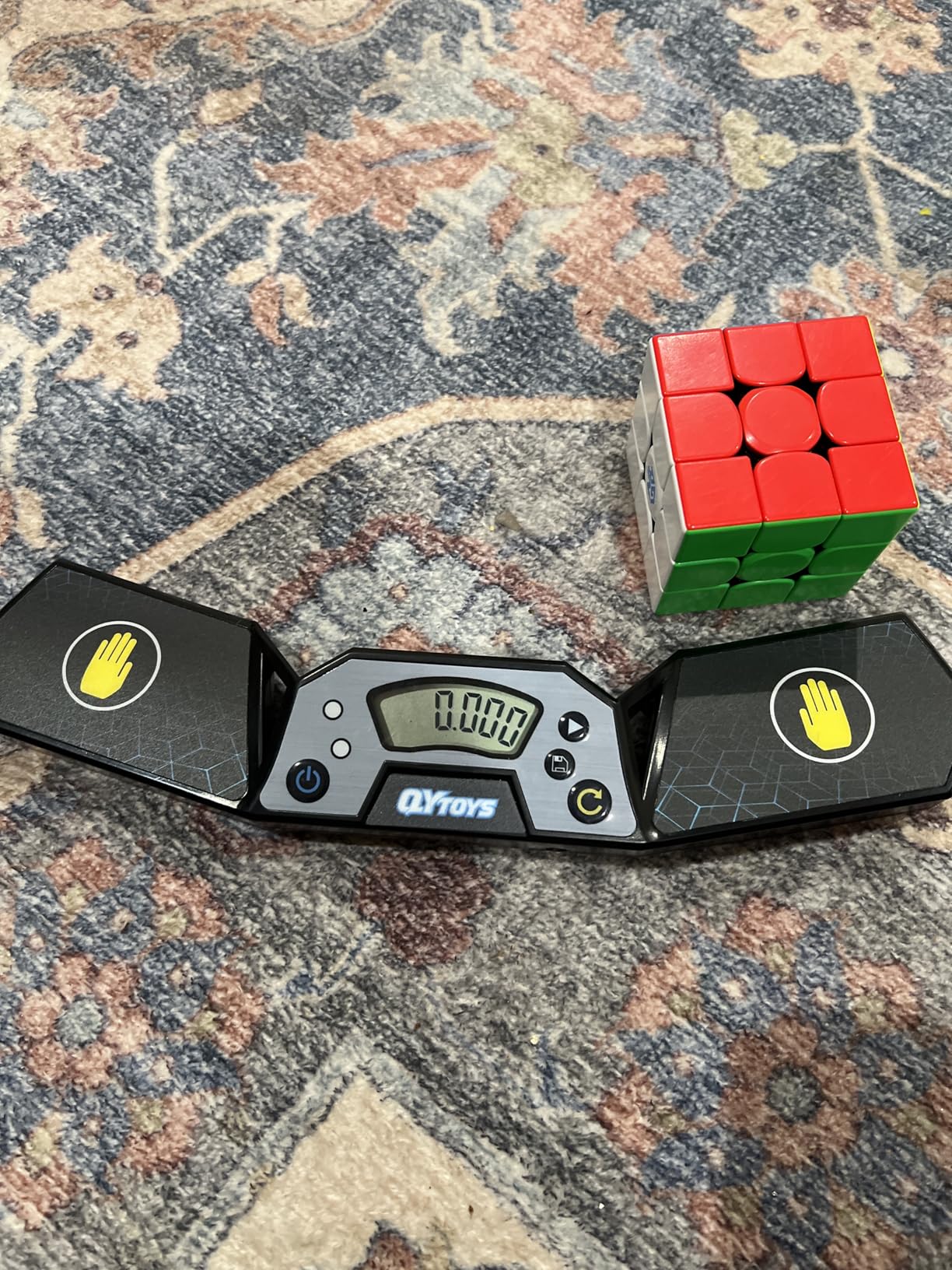 Professional Speed Cube Timer,Touch Control Timer with Display,Cube Race Stack Competition a Great Gift for Boys and Girls customer photo 1