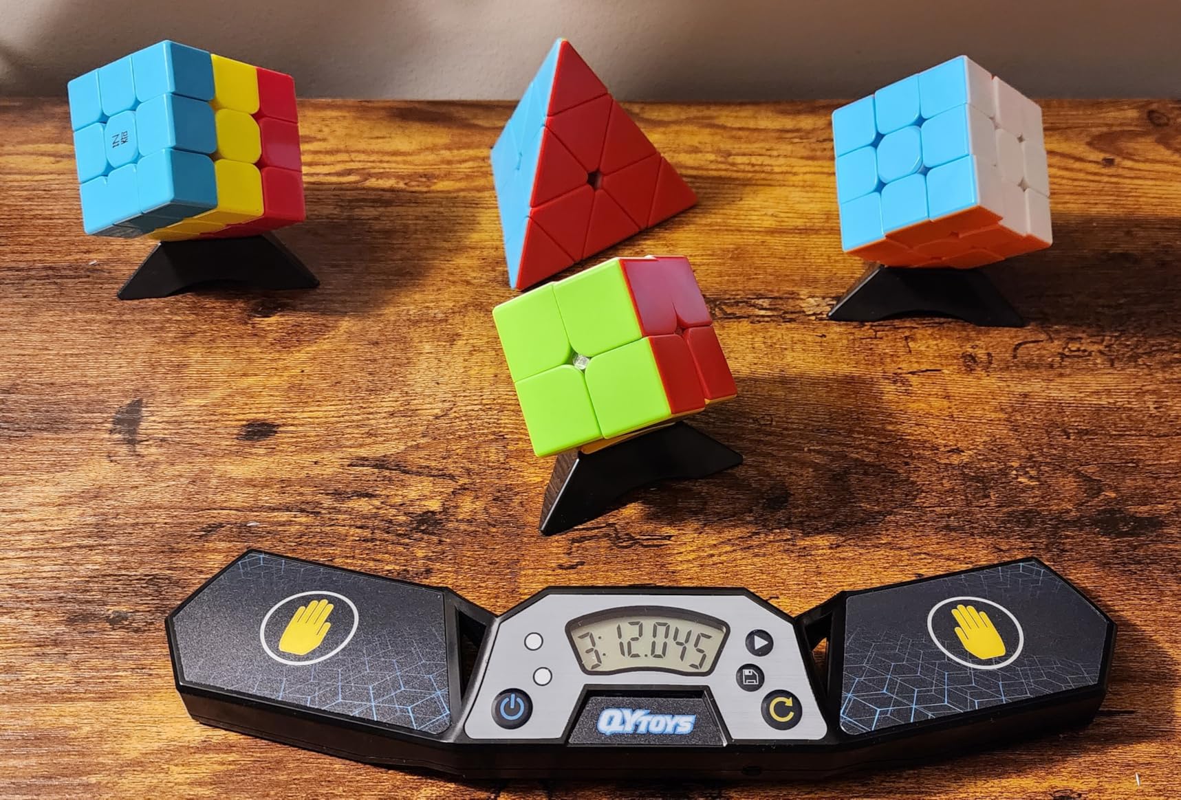 Professional Speed Cube Timer,Touch Control Timer with Display,Cube Race Stack Competition a Great Gift for Boys and Girls customer photo 2