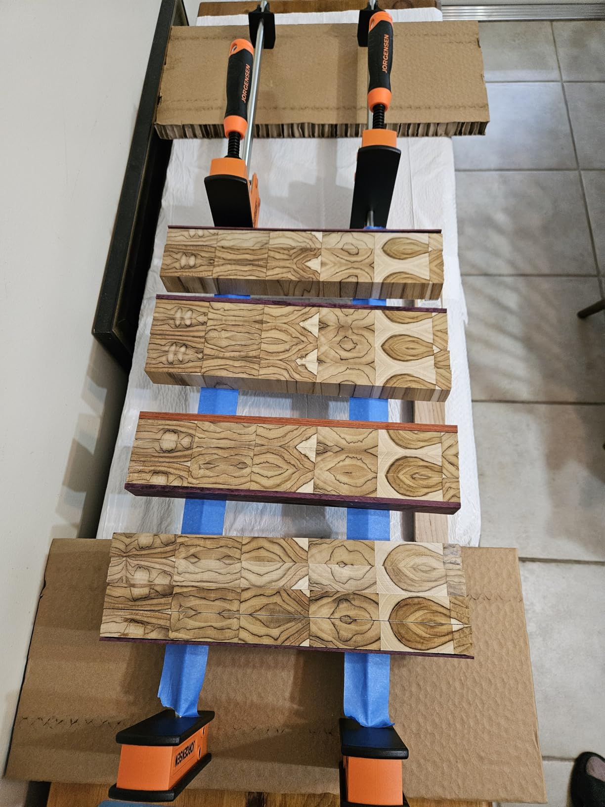JORGENSEN 36-Inch Parallel Bar Clamps Set, 2200 lbs Load Limit, 2-Pack customer photo 2