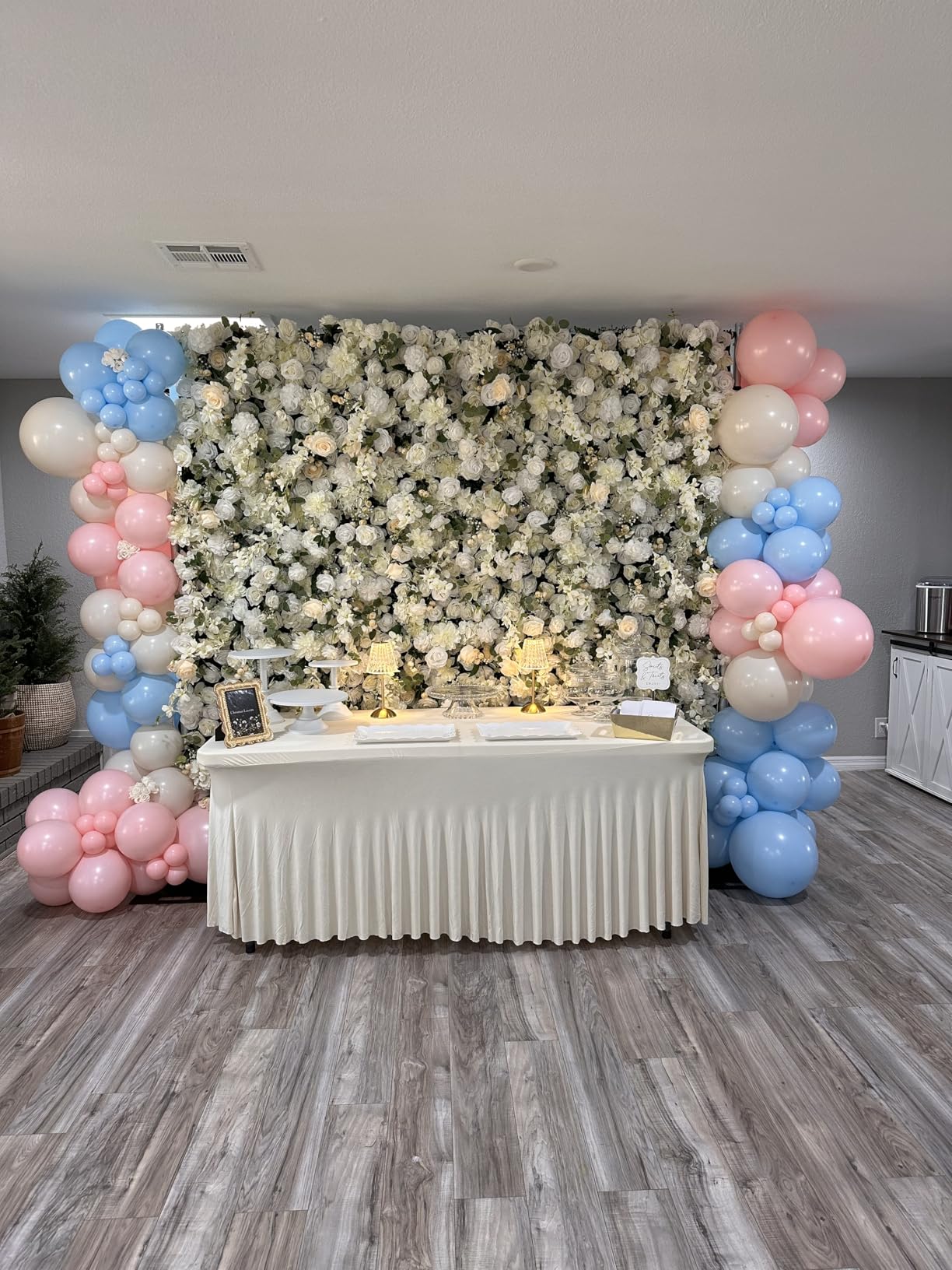 Smiry Spandex Tablecloth, Elastic Fitted Stretch Tablecloth for 6FT Rectangle Tables, Waterproof Washable Table Cover Skirt for Outdoor, Wedding, Banquet & Parties (Black, 72Lx30Wx30H Inch) customer photo 2