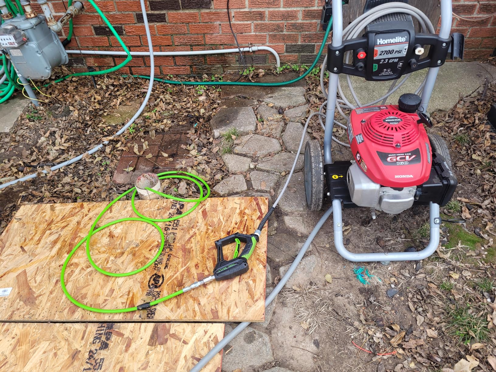 Tool Daily Sewer Jetter Kit for Pressure Washer 100 FT, Short Power Washer Gun, Drain Cleaner Hose 1/4 Inch NPT, Corner, Rotating and Button Nose Sewer Jetting Nozzle, 3600 PSI customer photo 2