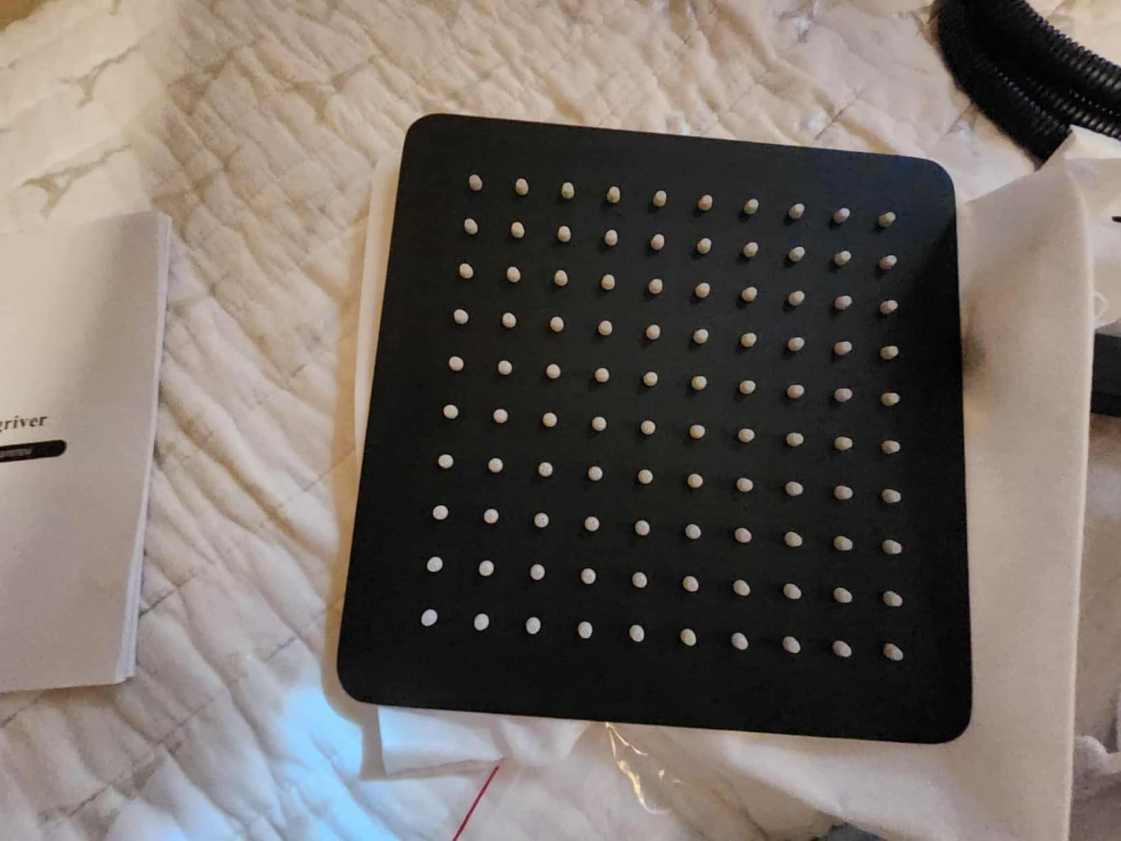 Shower Faucet Set with Hydro Power Temperature Display, Shower System Bathroom 10 Inches Shower Head with Handheld Spray, Wall Mounted Shower Fixtures with Shower Valve and Trim Kit, Matte Black customer photo 2