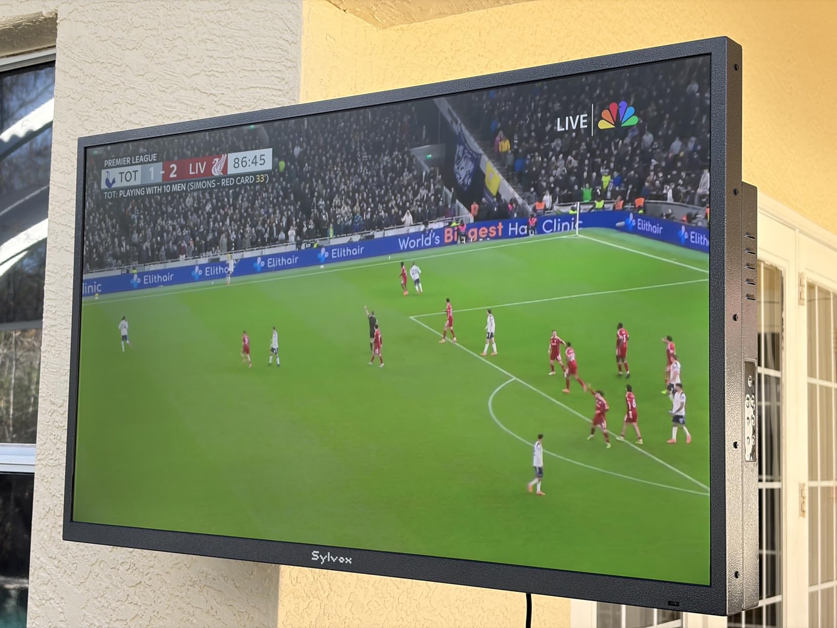 SYLVOX 75'' Outdoor TV, Premium 4K@120Hz Weatherproof TV for Smoother Sports & Gaming | IP55 Waterproof, 1000nits Brightness, Dolby Atmos, Google Smart OS with HDMI 2.1 & USB 3.0 (Gaming Series, 2025) customer photo 2