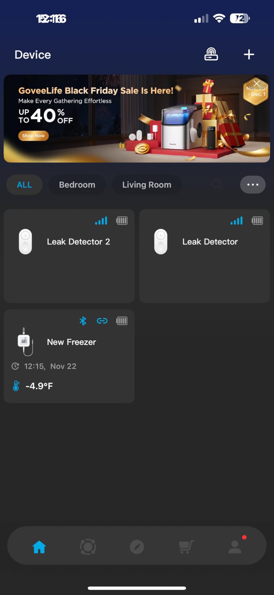 GoveeLife Upgraded Smart Water Leak Detector 1s with 1804ft Ultra-Long Range, WiFi Water Sensor with SMS/Email/APP Push and Sound Alarm, 5-Year Battery Life, 5 Pack customer photo 1