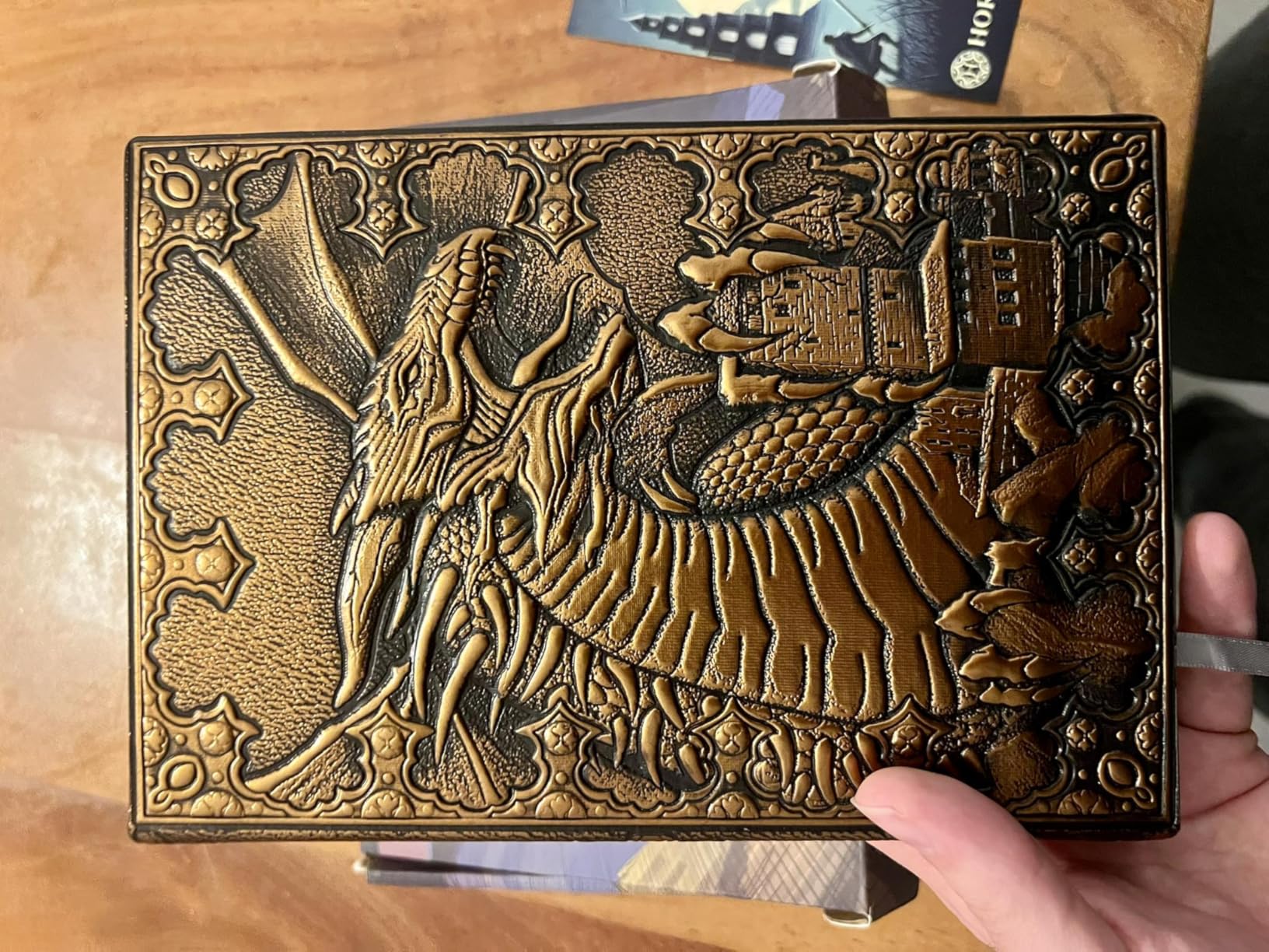 DND character sheets (200 Pages A5) - dnd journal Dragon Embossed Leather for Dungeons & Dragons | dnd notebook & Campaign Tracker - dnd character journal Gift for DM's & Players customer photo 1