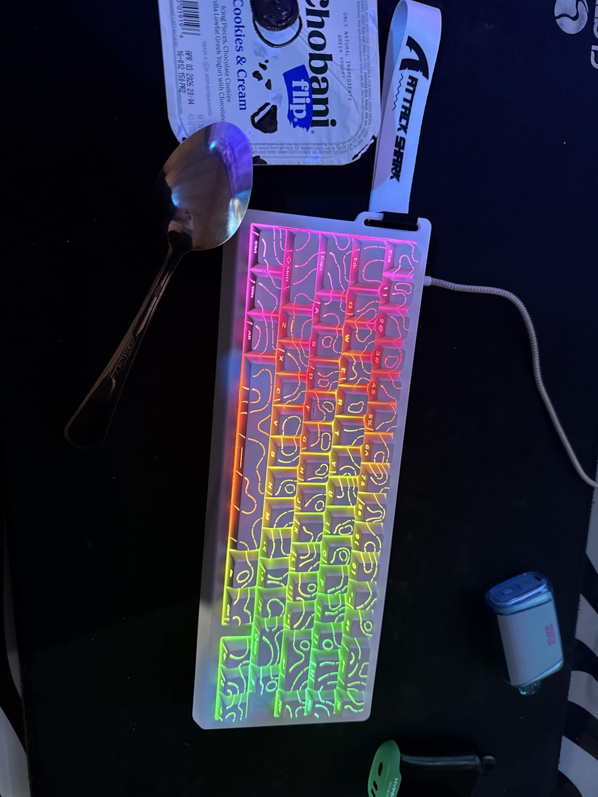 ATTACK SHARK X68 HE RT Mechanical Gaming Keyboard 60% Wired TKL-Black | Adjustable Actuation, Hall Effect Magnetic Switch, 8KHz Polling Rate, RGB Backlit, Top Mount, Web Driver for PC Mac Esport Gamer customer photo 1