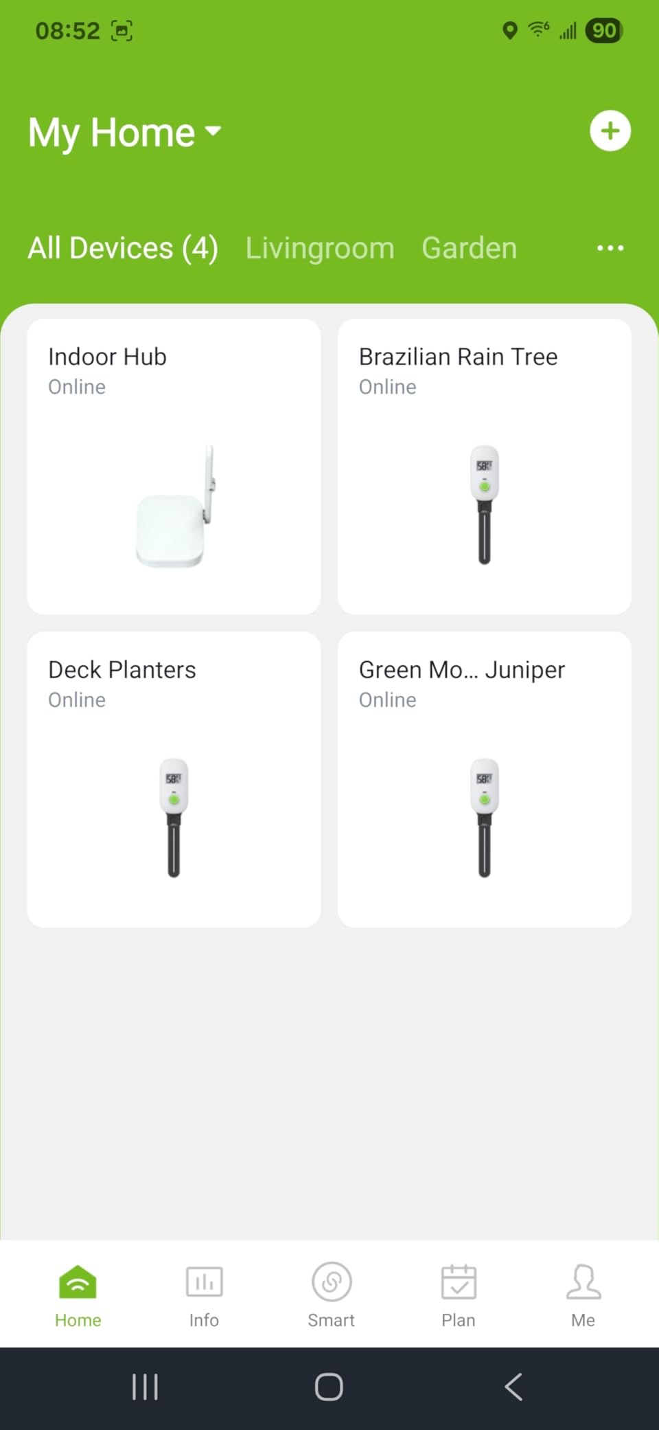 RAINPOINT Smart Digital Wireless Plant Moisture Meter Houseplants Indoor WiFi Hub Kit with Low/High Moisture Alert,Real-time Monitor Hygrometer Sensor Outdoor Gardening Push Notification&Email customer photo 2
