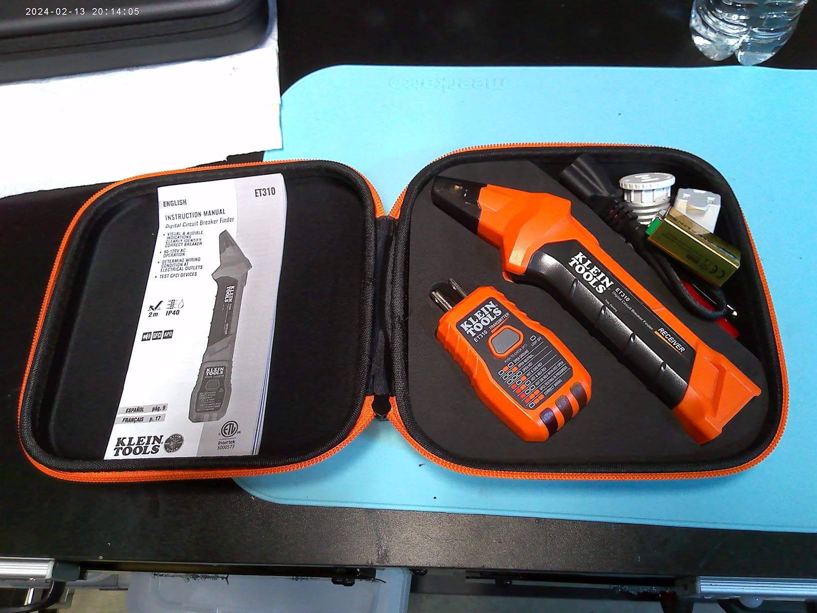 Klein Tools ET310KIT AC Circuit Breaker Finder Kit, Electric Tester, GFCI Tester, Leads, Adapters and Case customer photo 1