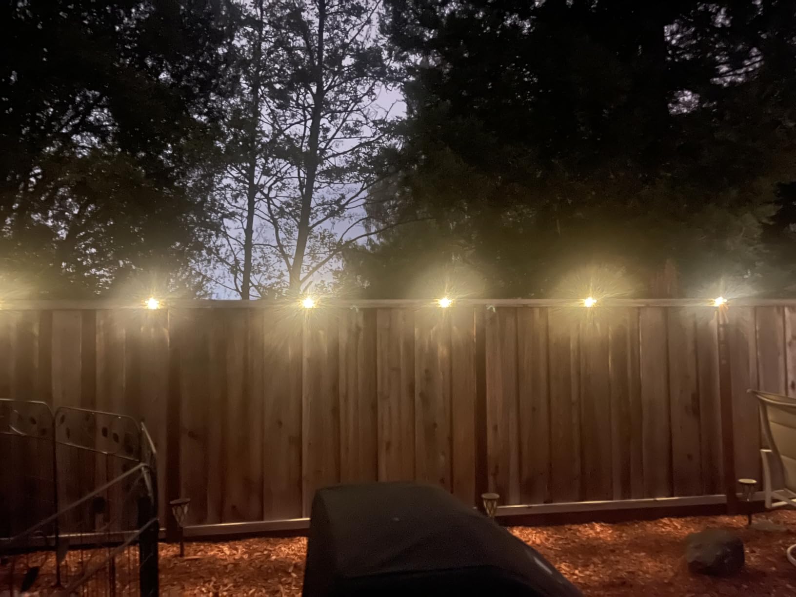 Mancra Solar Step Lights Outdoor, Solar Deck Lights Waterproof Outdoor Lighting for Patio Fence Stairs Post Railing Yard and Garden (Warm White, 16 Pack) customer photo 1