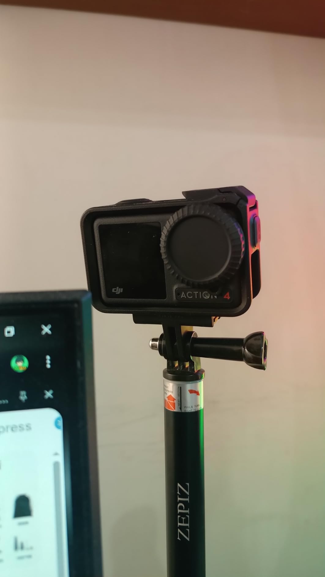 DJI Osmo Action 4 Essential Combo, Waterproof Action Camera with 1/1.3
