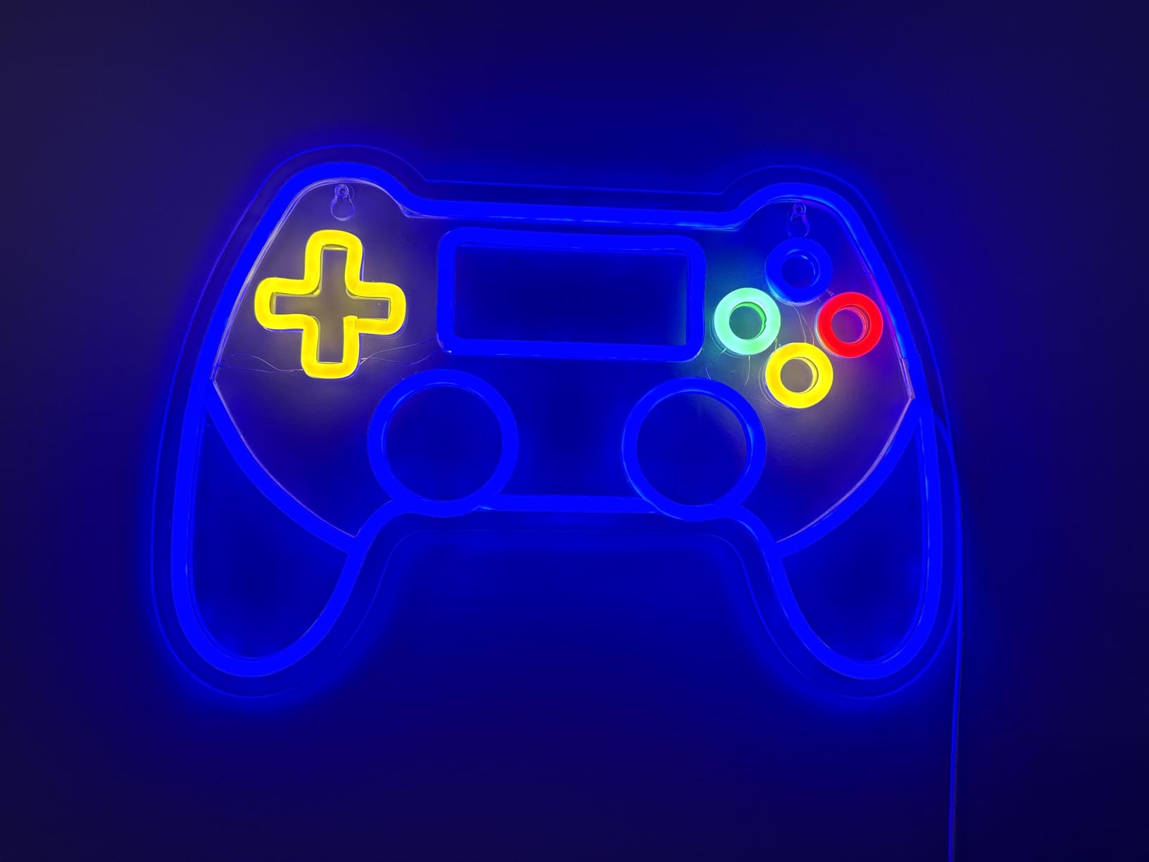 Gamepad Neon Sign, Battery or Usb Powered for Gaming Room Decor, Adjustable Brightness Gamepad Neon Light (16.5 x 11.2 inches) customer photo 1