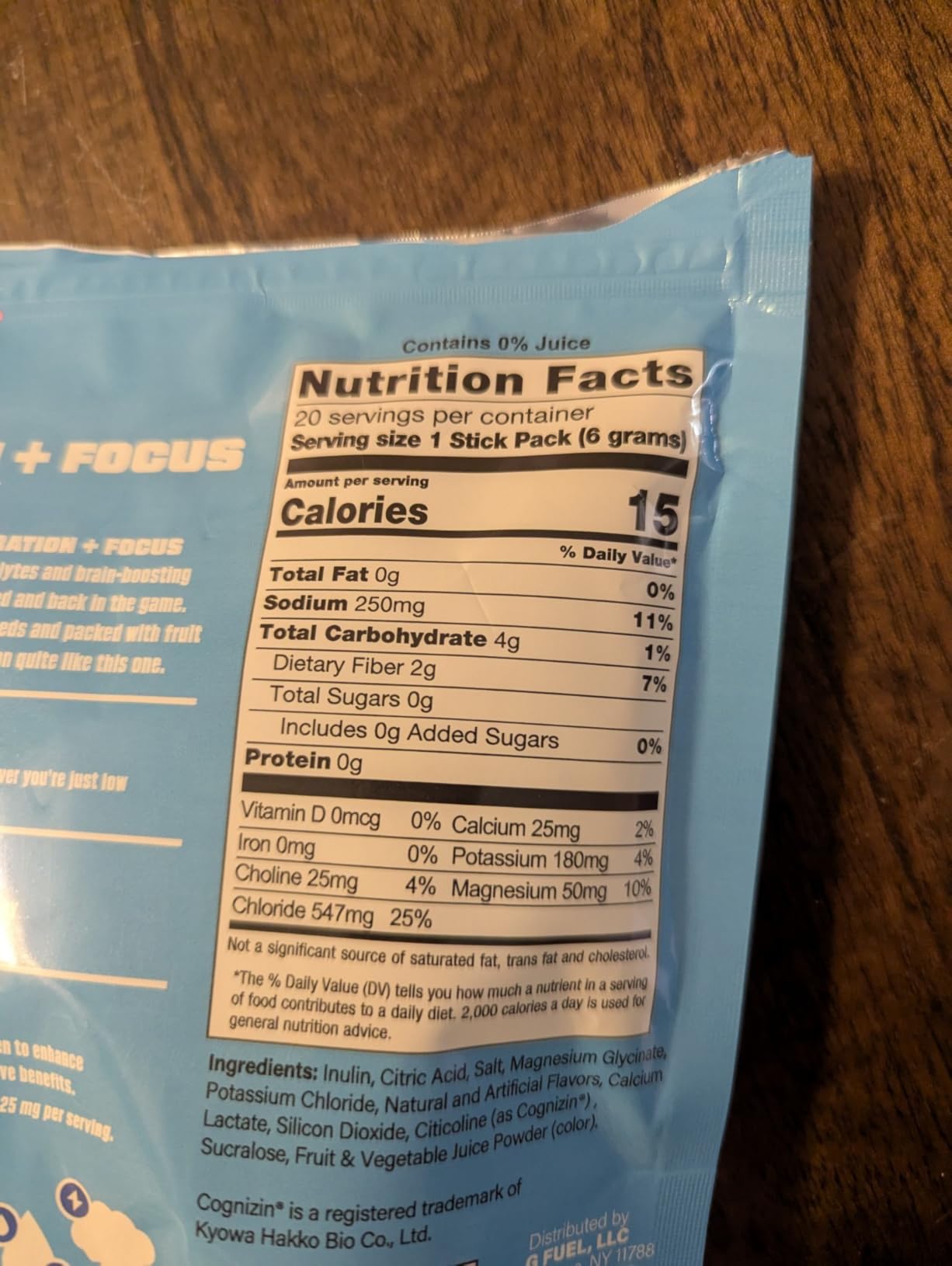 G Fuel Electrolytes Powder for Instant Hydration and Focus | Sugar Free Electrolytes Variety Pack of Lemon, Orange, Peach, Strawberry, Nootropic Drink Mixes to Sharpen Mental Focus, 12 Servings customer photo 1