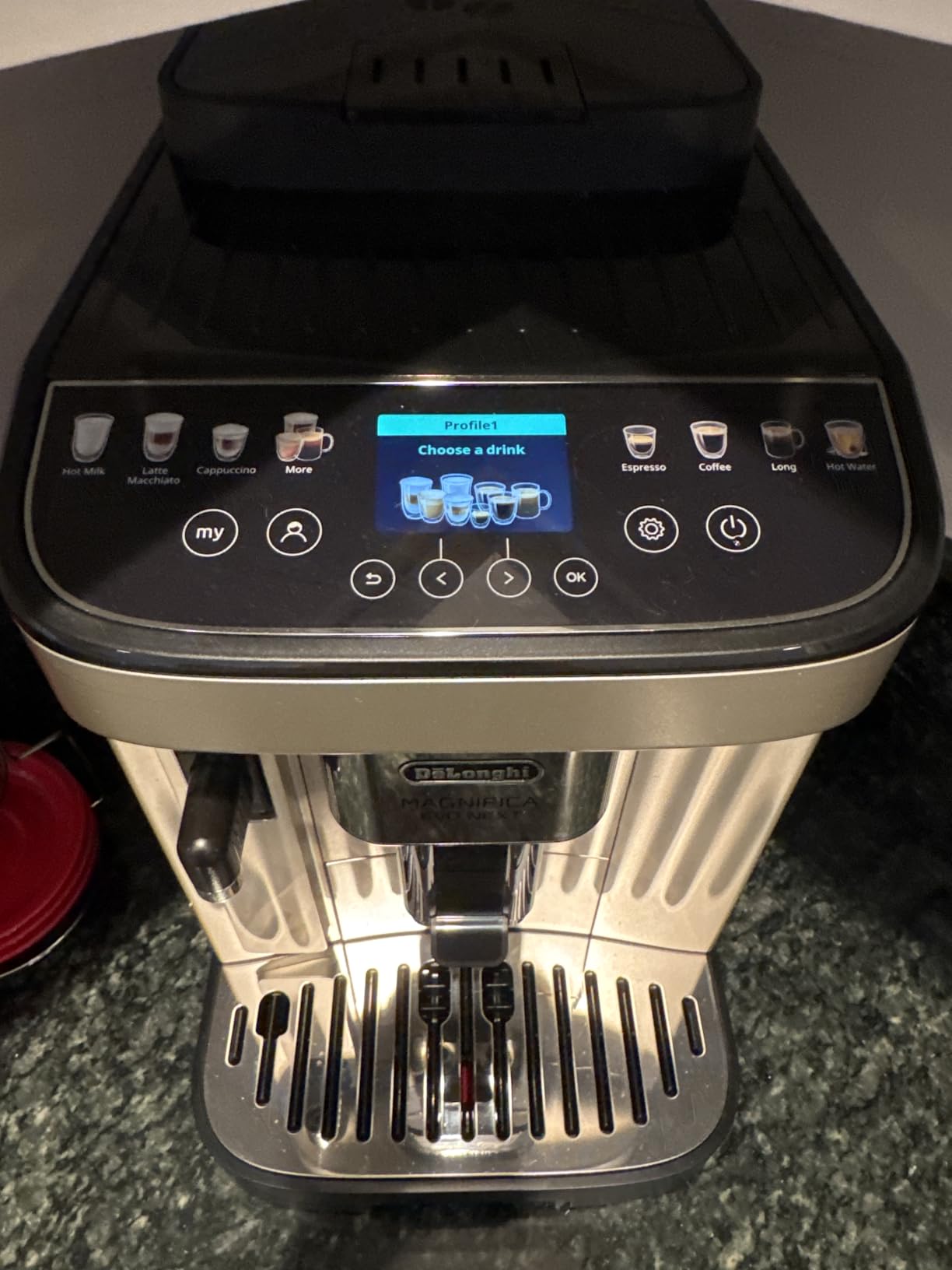 De'Longhi Magnifica Evo Next Fully Automatic Espresso Machine - Hot & Cold Brewer for Espresso, Latte, Cappuccino customer photo 2