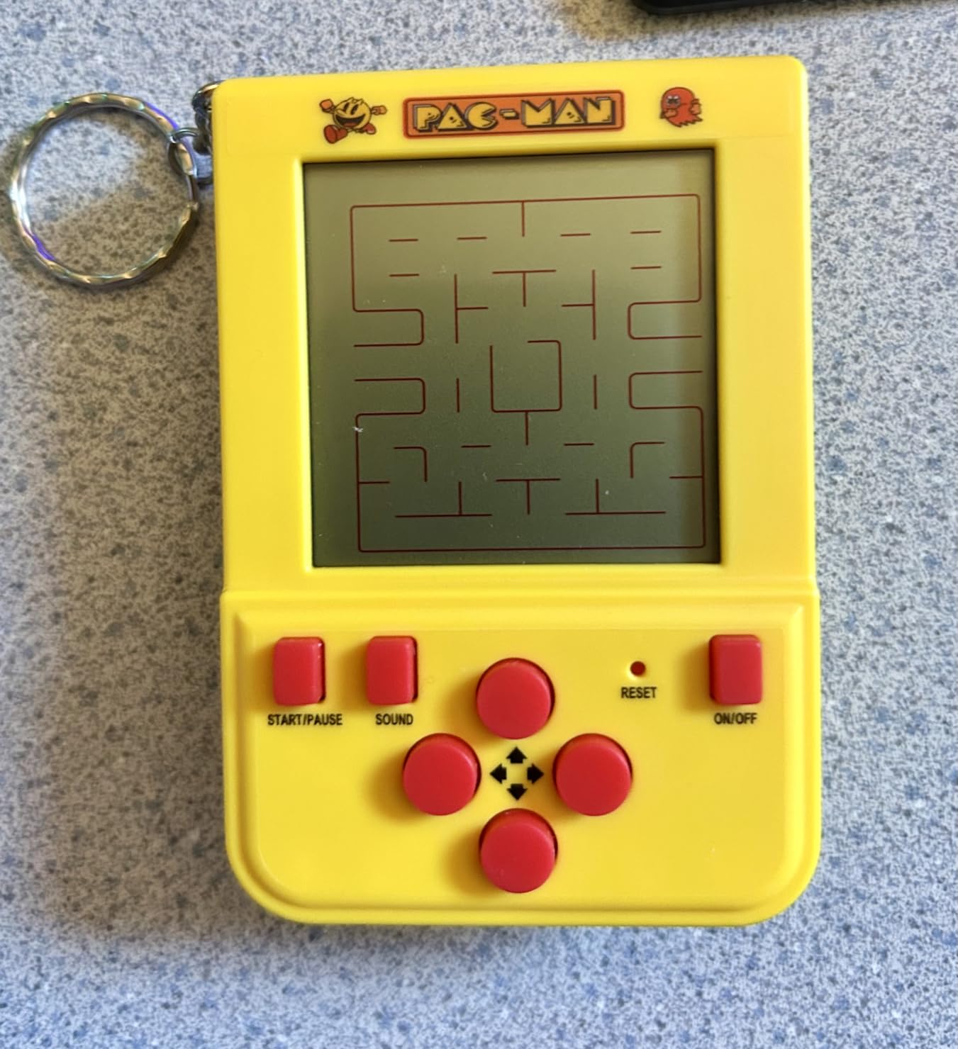 Pac-Man Mini Arcade Keychain - Handheld LCD Game with Classic PAC-Man Gameplay & Sounds, Retro Portable Gaming Toy, Official Collectible by Fizz Creations customer photo 1