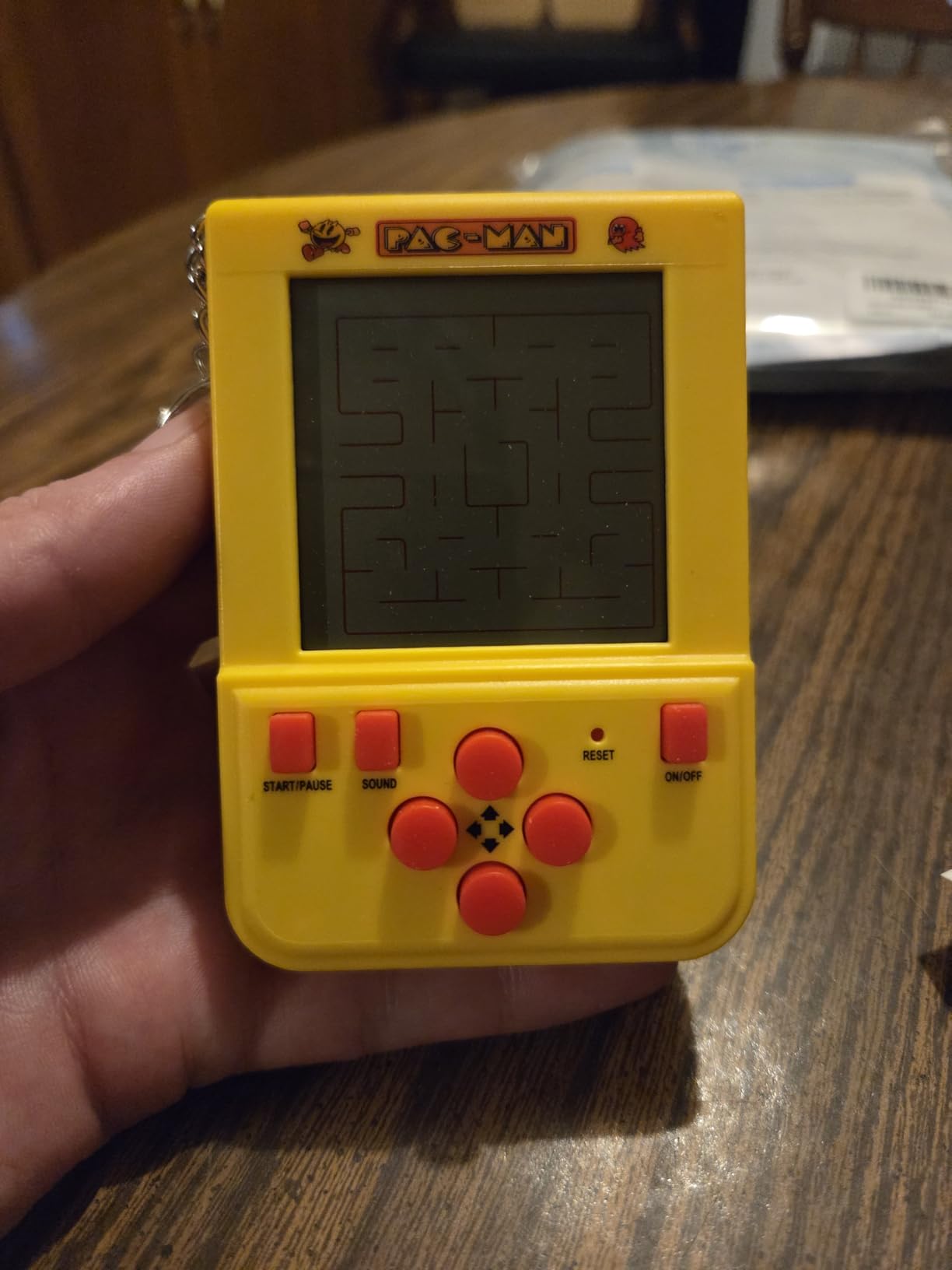 Pac-Man Mini Arcade Keychain - Handheld LCD Game with Classic PAC-Man Gameplay & Sounds, Retro Portable Gaming Toy, Official Collectible by Fizz Creations customer photo 2
