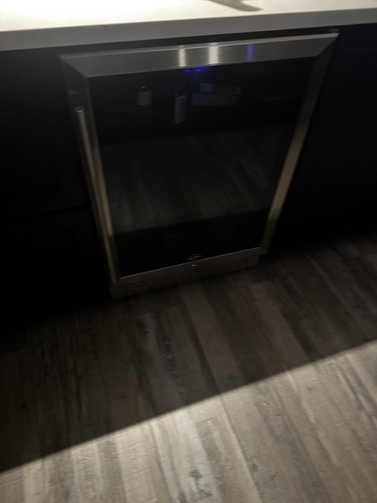 Commercial Refrigerator with Glass Door Display Beverage Fridge, 350L Upright Beverage Cooler Merchandiser with Rebound Door, Fast Cooling, Low Noise, Black customer photo 2