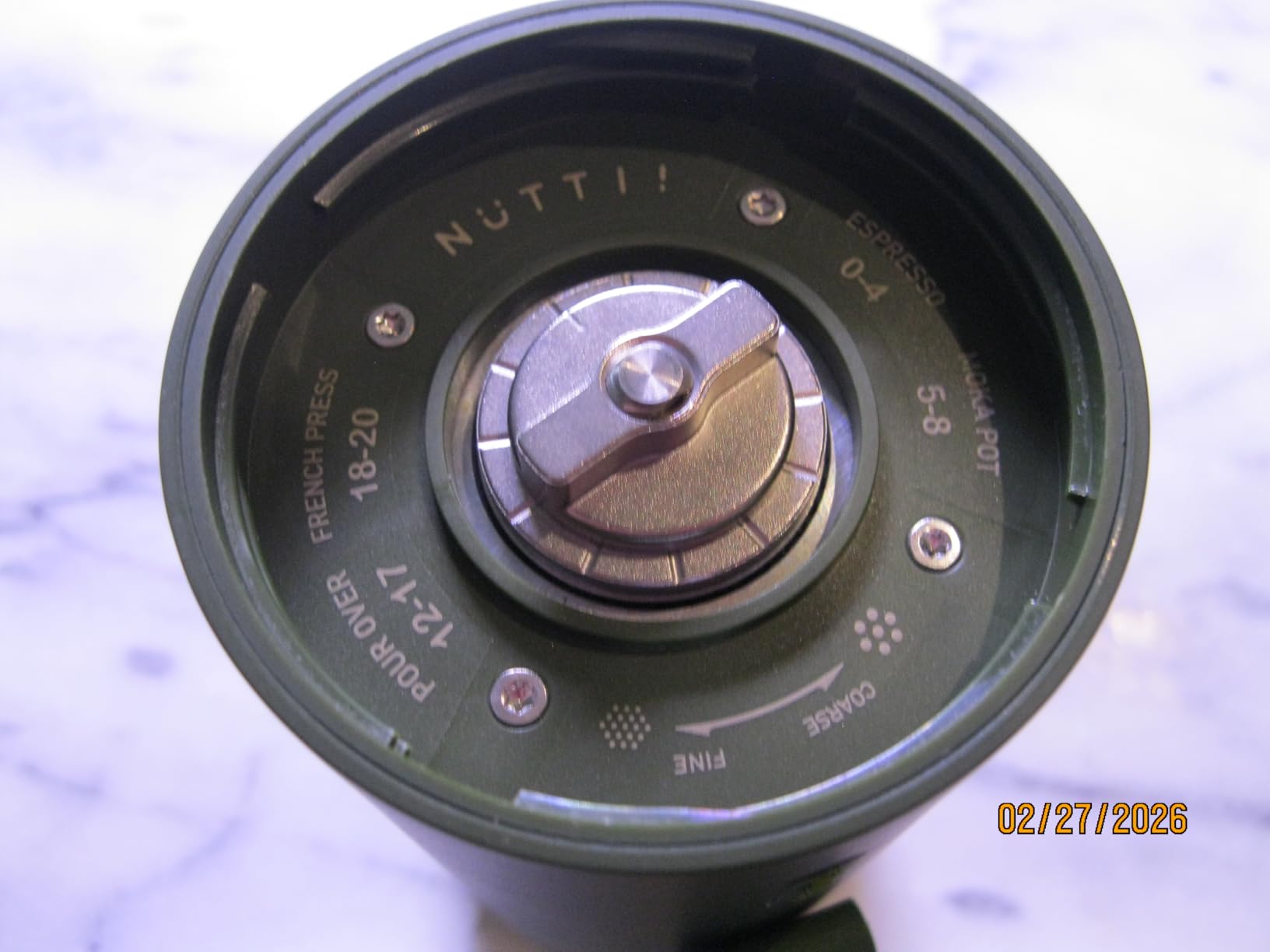 Nuttii Burr Coffee Grinder - Electric, Portable, Small, Quiet Adjustable Conical Burr Coffee Bean Mill, 20 Grind Settings for Espresso, Pour-Over, French Press Moka, for Home Travel Use (Matte Black) customer photo 1