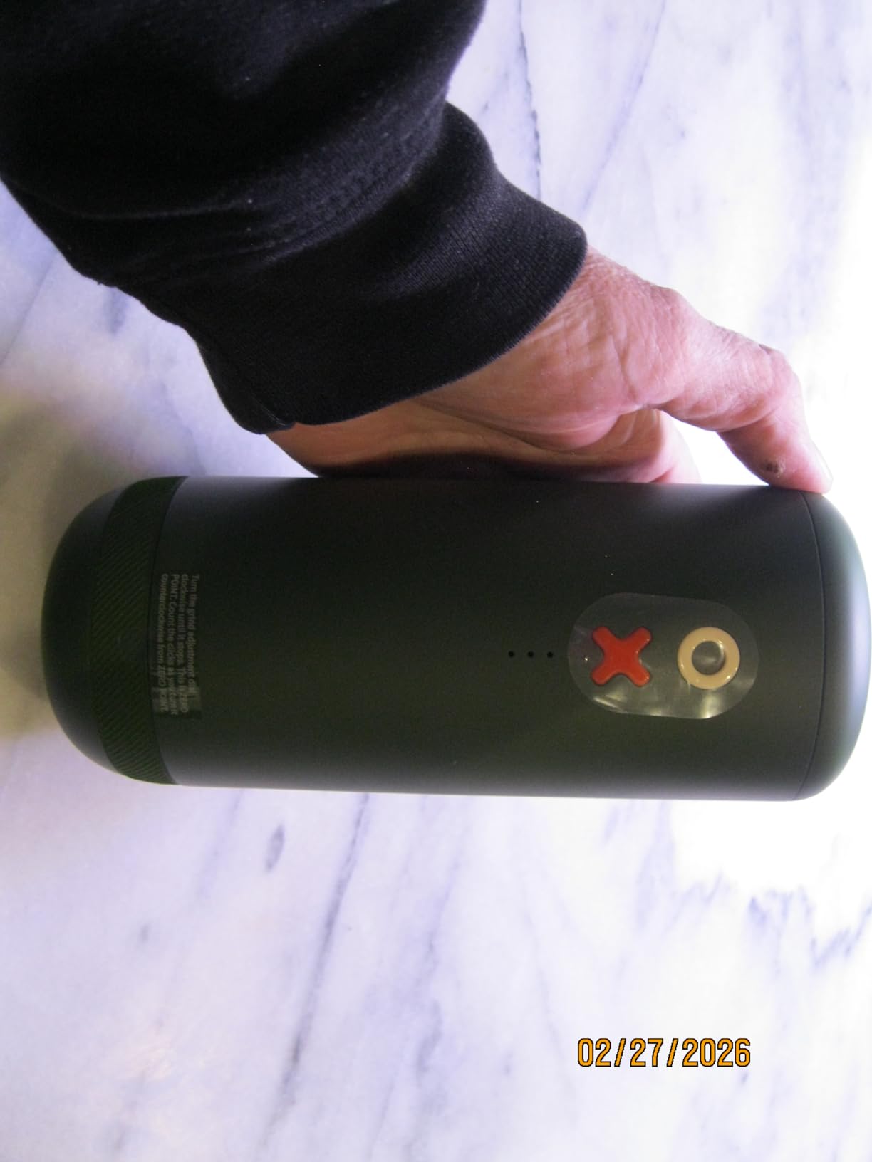 Nuttii Burr Coffee Grinder - Electric, Portable, Small, Quiet Adjustable Conical Burr Coffee Bean Mill, 20 Grind Settings for Espresso, Pour-Over, French Press Moka, for Home Travel Use (Matte Black) customer photo 2