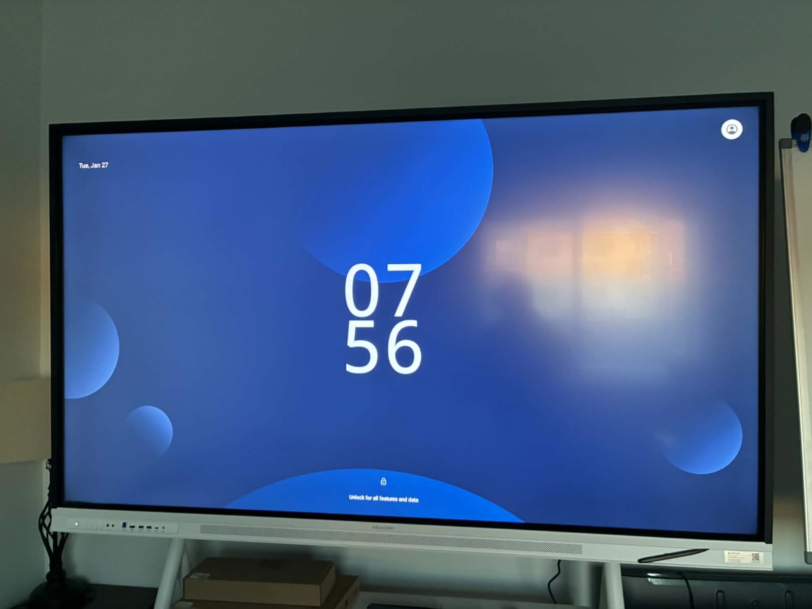 65 Inch 4K Smart Board - Google EDLA-Certified Interactive Whiteboard, Android 14, 50-Point Touch, Wireless Casting - Digital Whiteboard for Classrooms & Hybrid Offices (Board Only) customer photo 1