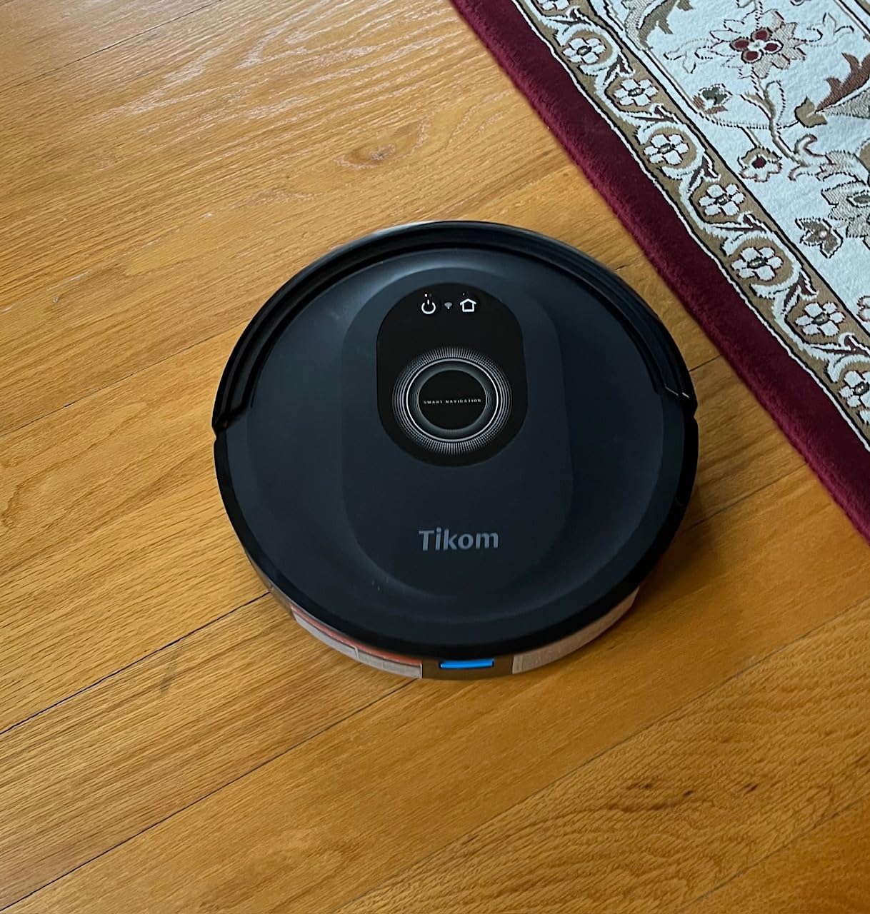 Tikom Robot Vacuum and Mop Combo, 5000Pa Robotic Vacuum Cleaner, 150 Min Max, App & Remote Control, Ideal for Hard Floor, Carpet, Pet Hair, Self-Charge(G8000 Max) customer photo 2
