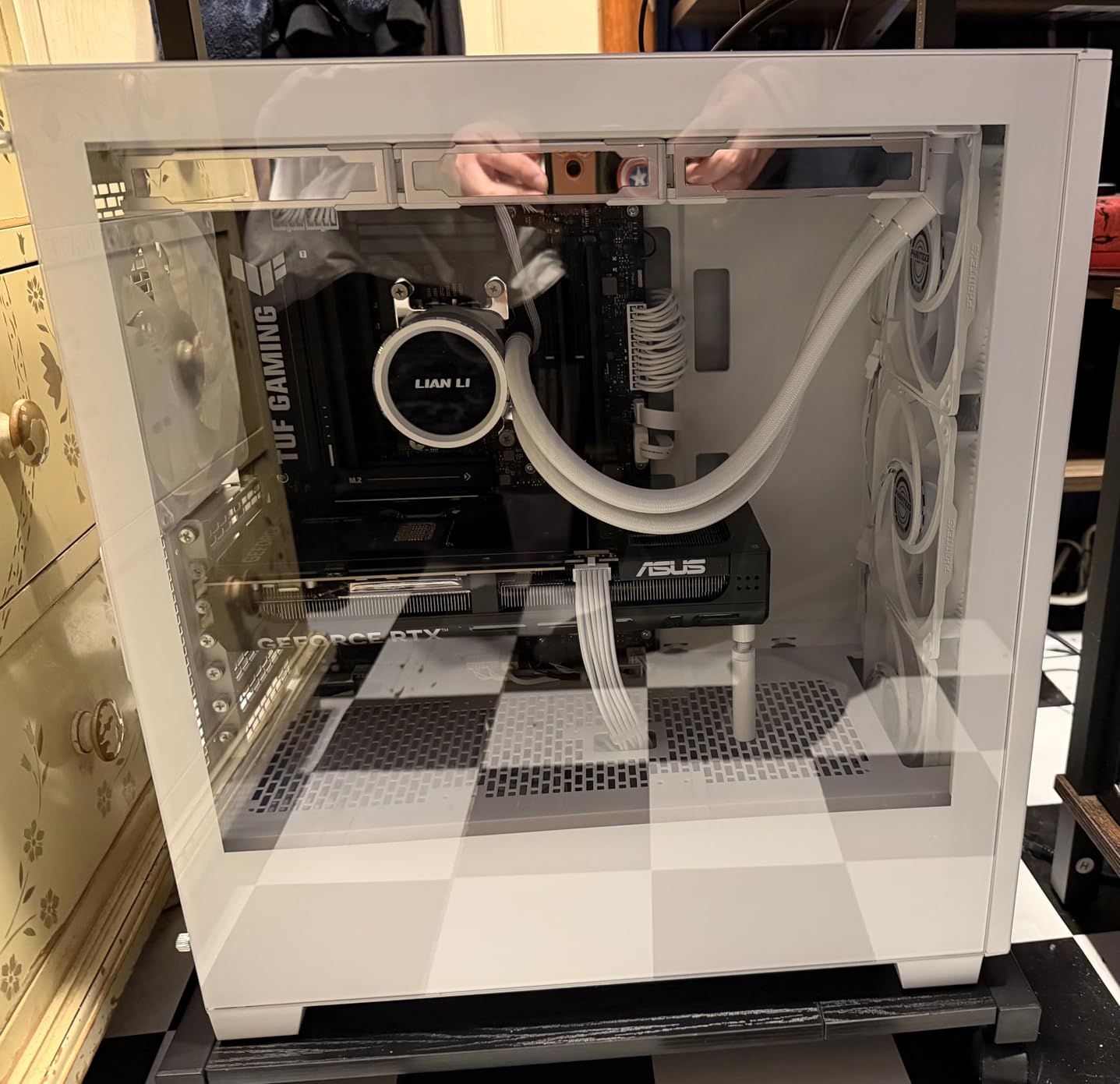 GPU Support Bracket Graphics Card Brace Anti-Sag Holder Height Adjustable Video Card Stand Black Large customer photo 2