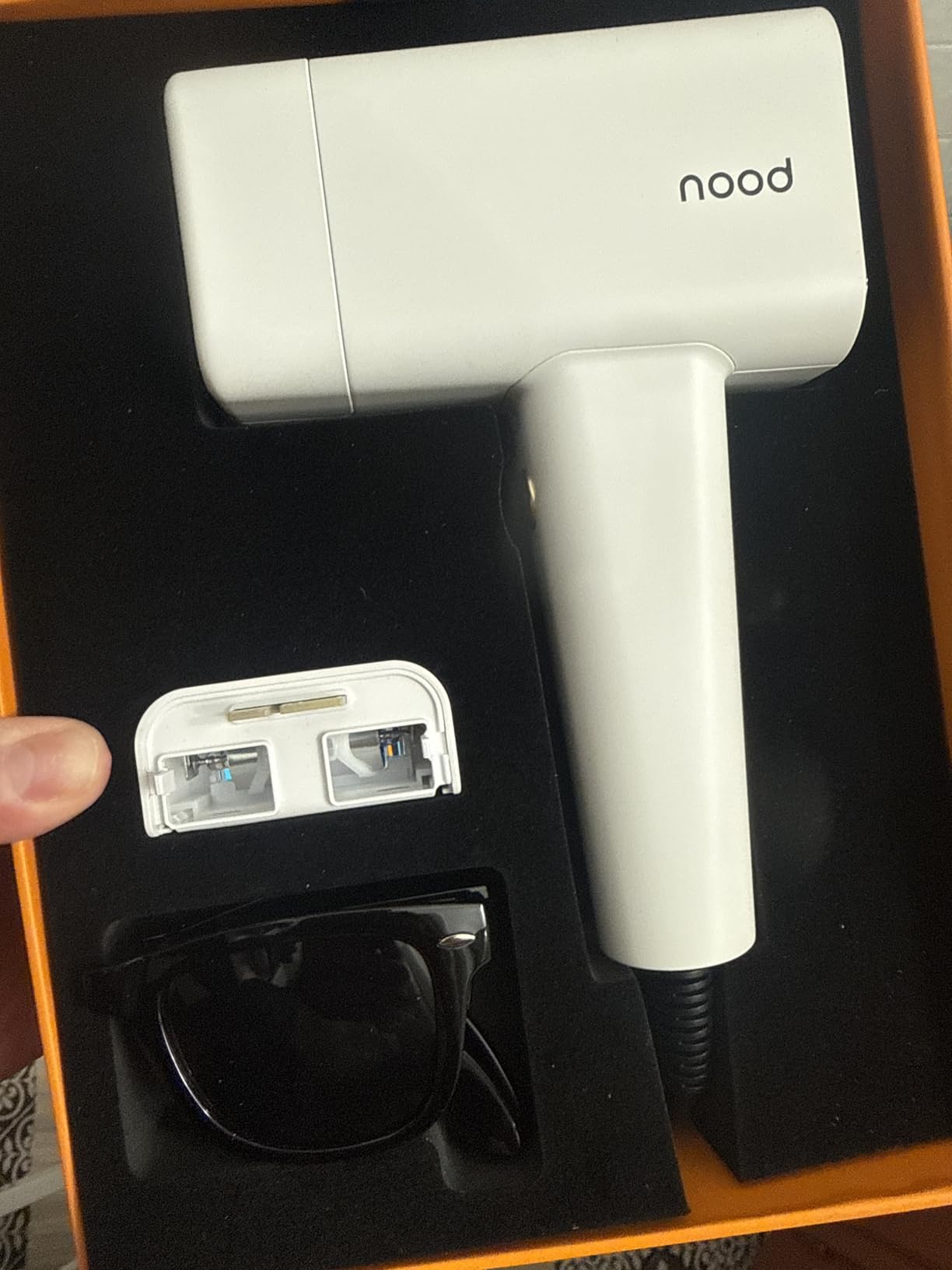 Nood Flasher Pro IPL Laser Hair Removal Device - Forbes Best Product 2026, Clinical-Grade Permanent Results At Home, CryoSoothe Tech, 5 Power Settings, Pain-Free 10 Min Sessions customer photo 1