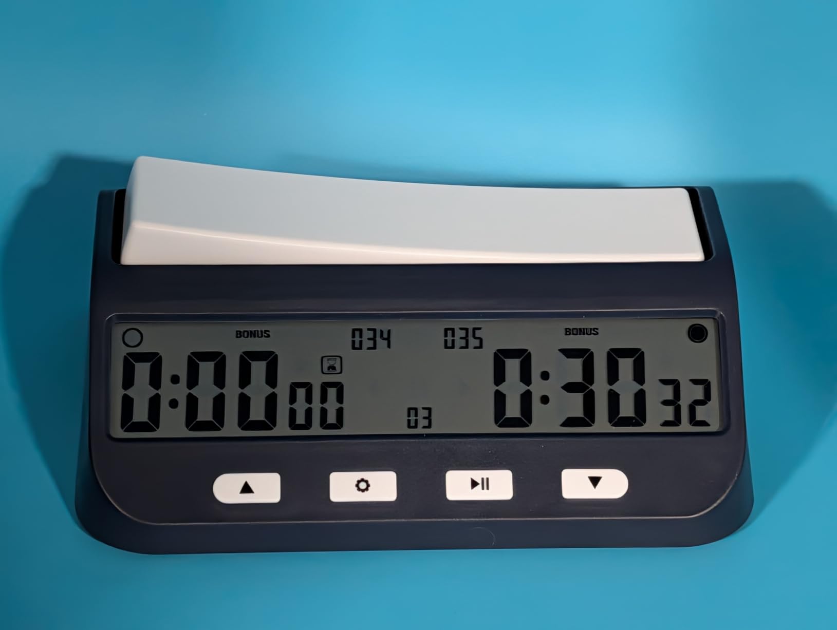 Digital Chess Clock Timer, 5-in-1 Multifunction Portable Competition Specific Chess Clock, Professional Board Game Timer with Bonus & Delay Count Down up ON Off Alarm customer photo 1