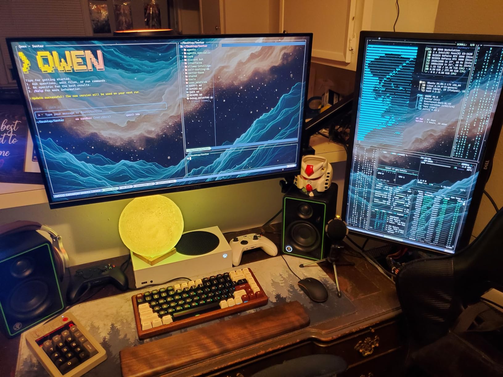 WK84 USB-C Wired Wooden Mechanical Keyboard, 75% Layout 84 Keys, RGB Backlit, Hot-Swappable Green Switches, QMK/VIA Programmable, for Gaming & Typing customer photo 1