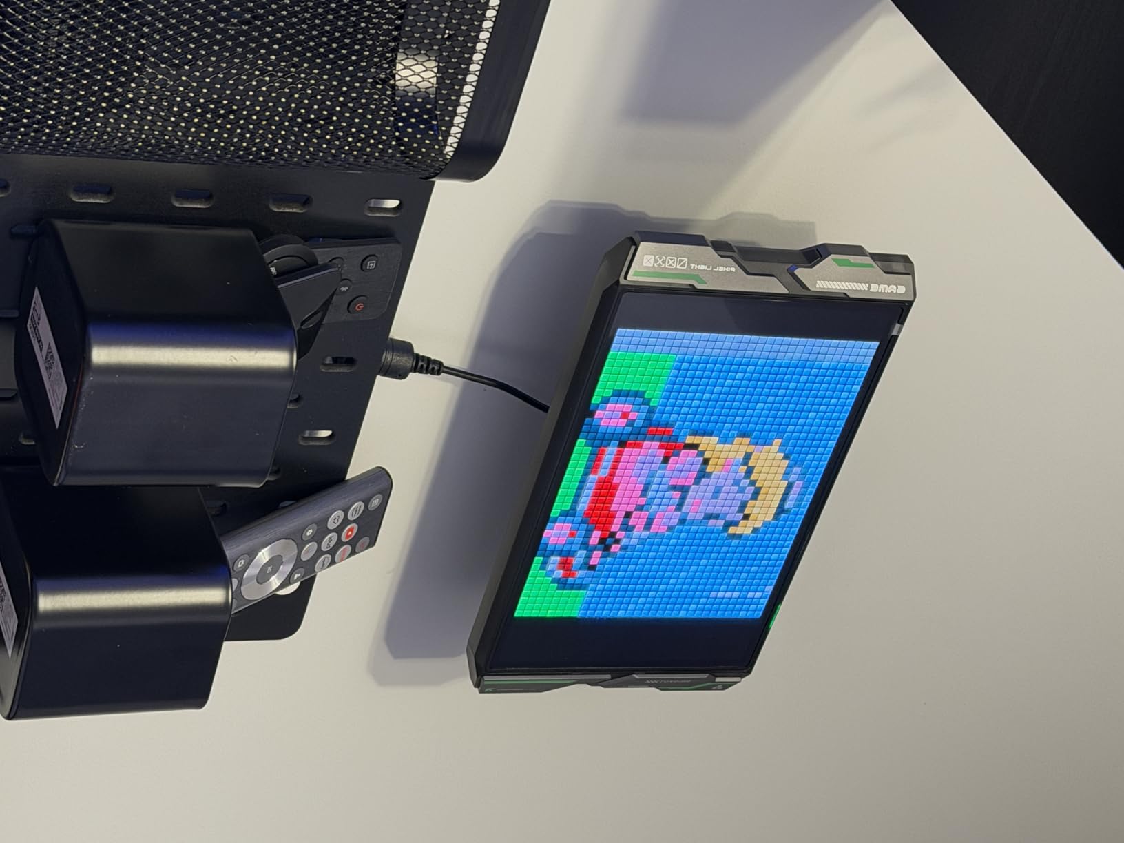 Govee Gaming Pixel Light, RGBIC LED Panel with Real-time Info Display, 150+ Scene Modes & DIY Options, Smart Pixel Lights (Wi-Fi Only), Works with Alexa, Ideal for Game Room Decor, 32x32 Pixels customer photo 1