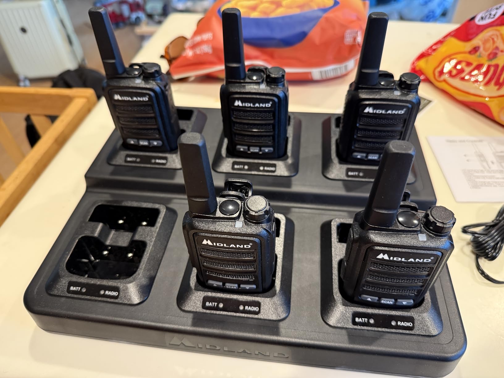 Midland BR10 Heavy-Duty Business Walkie Talkies - 2-Watt Long Range Two-Way Radios, FRS License-Free, Rechargeable Battery, Portable Handhelds for Job Sites & Manufacturing (2-Pack) customer photo 1