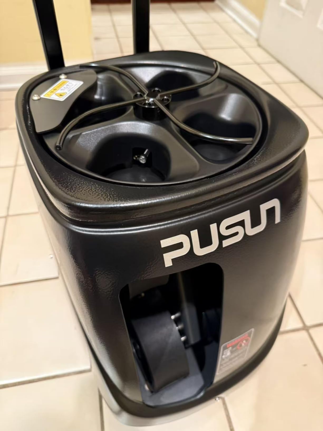 PUSUN PT-Smart Tennis Ball Machine: App Control with 12 Built-in Training Modes, 6-Level Spin, 28-Point, 75 MPH, 32.6 lbs, 100+ Ball, 5H Battery, Portable, for Tennis/Padel, Training, Practice, Beginners to Pros customer photo 2