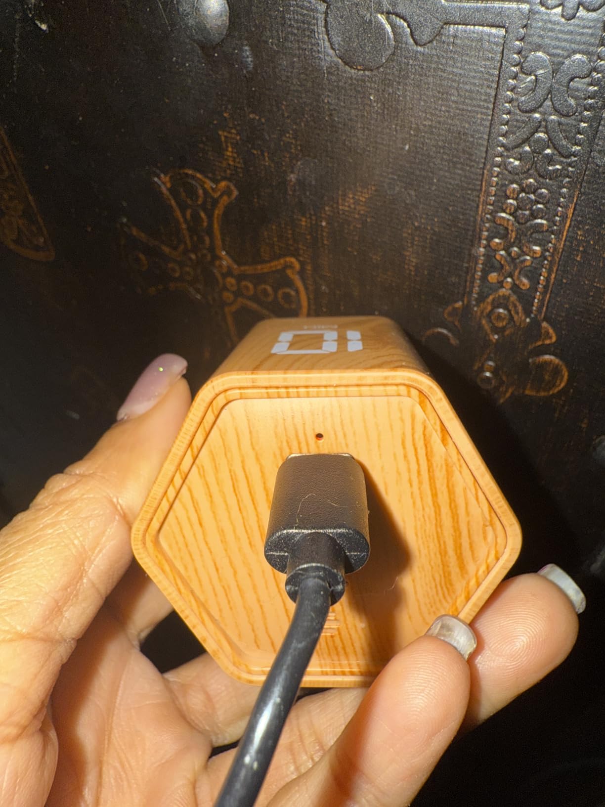 Productivity Timer 1, 5, 10, 30, 60 Minutes Preset, Desk Cube Timer with Gravity Sensor/Mute/Vibration for ADHD, Work, Study, Kitchen, Back to School (1, Wood Grain) customer photo 1