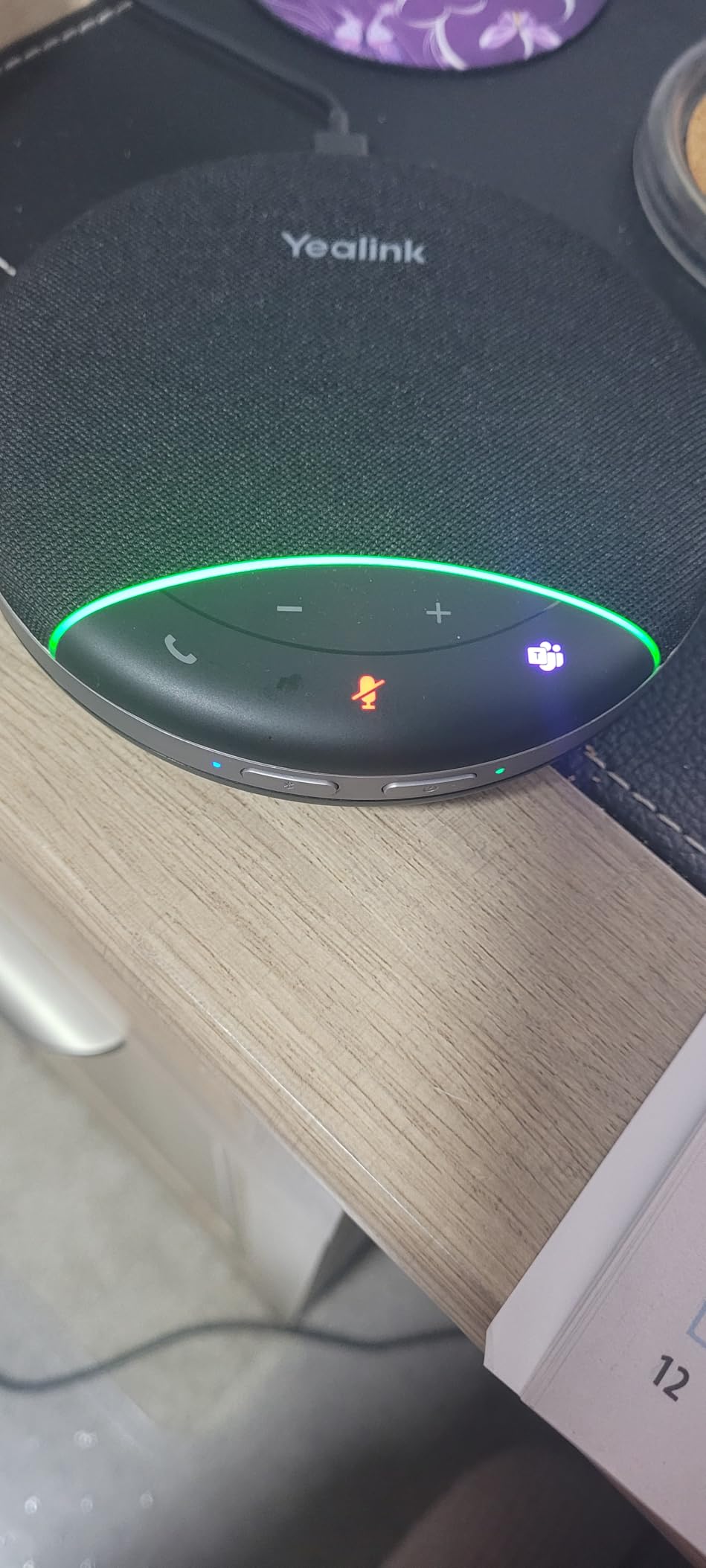 Yealink Sp92 Conference Speaker and Microphone Teams Certified Mic with Al Noise Cancelling 20H Call Time USB Speakerphone for Small Meeting Room, Bluetooth Speaker for Computer/Laptop customer photo 1