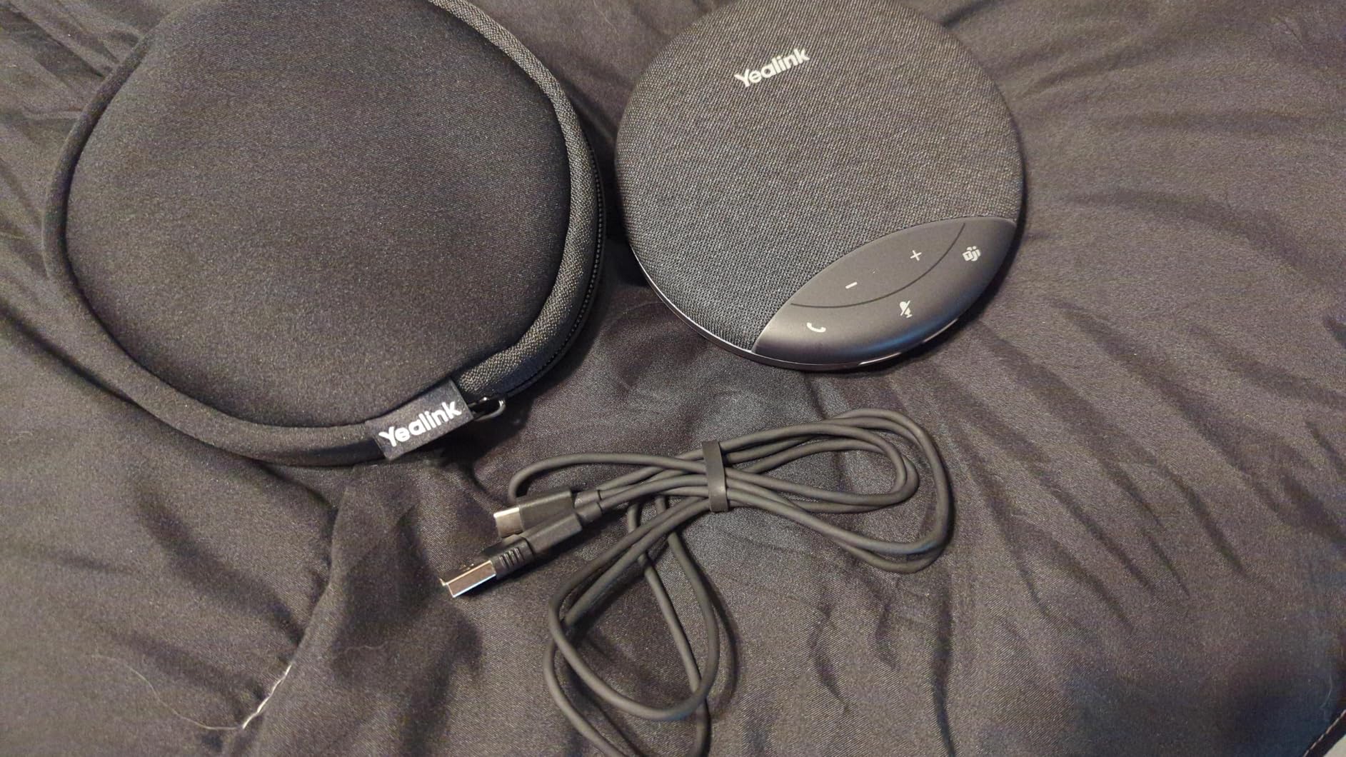 Yealink Sp92 Conference Speaker and Microphone Teams Certified Mic with Al Noise Cancelling 20H Call Time USB Speakerphone for Small Meeting Room, Bluetooth Speaker for Computer/Laptop customer photo 2