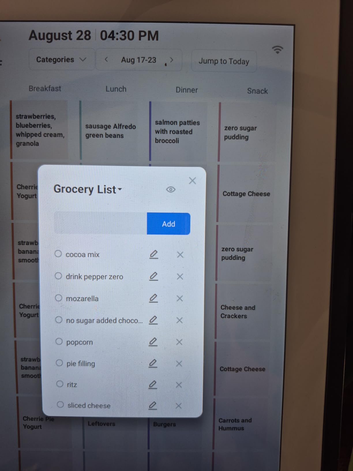 15.6 Inch Digital Calendar Wall Touch Screen Chore Chart, 32GB Electronic Calendar + Smart Family Planner, Wall and Desk Mountable, Gifts for Women Men, Christmas Gifts for Mom Dad customer photo 2