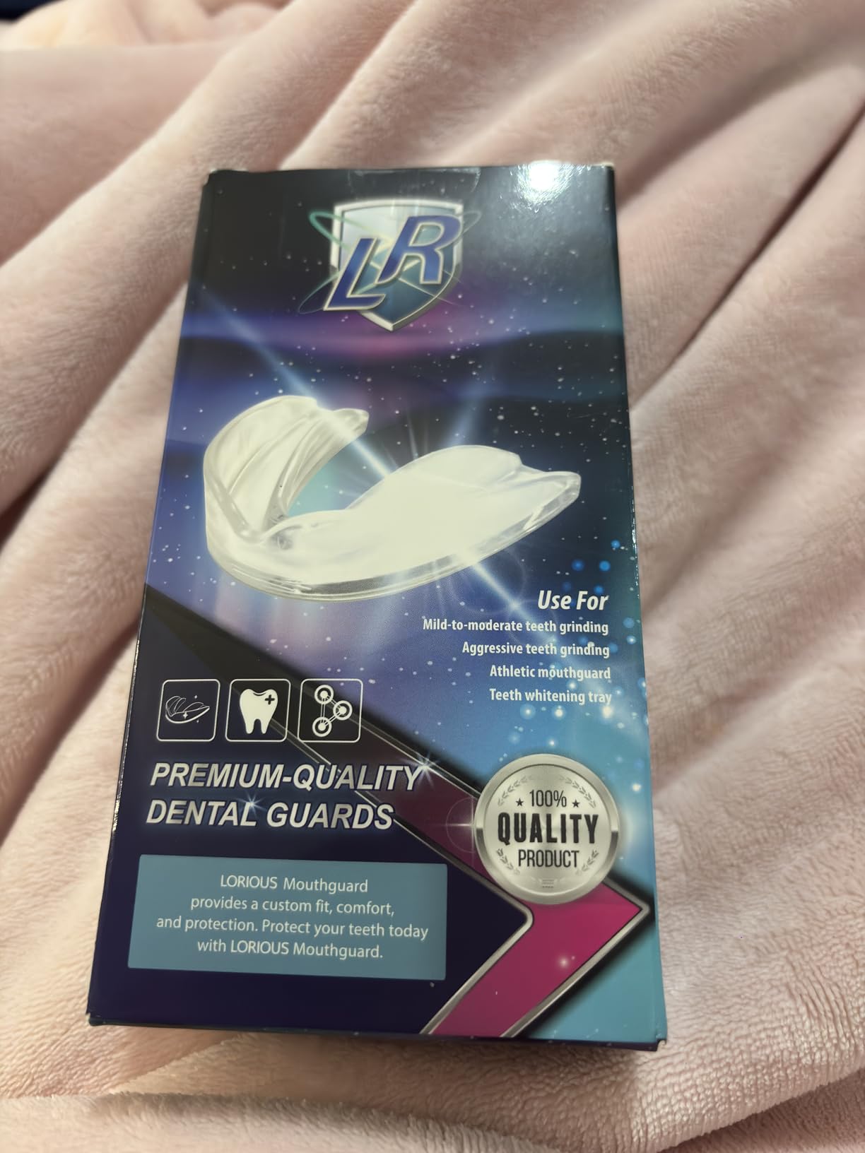 Moldable Mouth Guard for Teeth Grinding, Customizable Boil-and-Bite Mouthguard for Clenching, Dental Protection for Adults, Teens and Kids customer photo 2