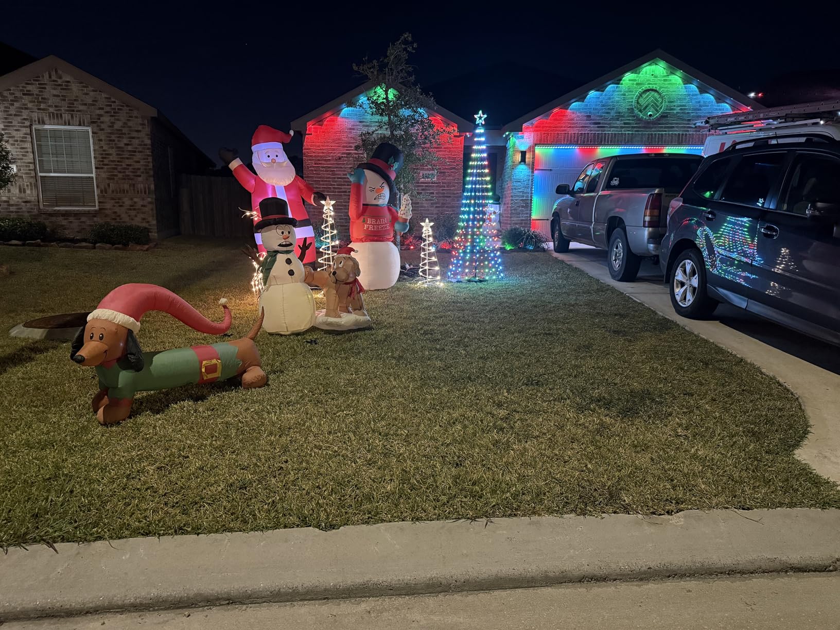 Govee Outdoor UpDown Wall Light, 2 Pack, 1200LM RGBICWW Smart Porch Lights Outdoor with 64 Scene Modes, IP66 Waterproof Wall Sconce for Outdoor Decor, Works with Alexa, Google Assistant and Matter customer photo 1