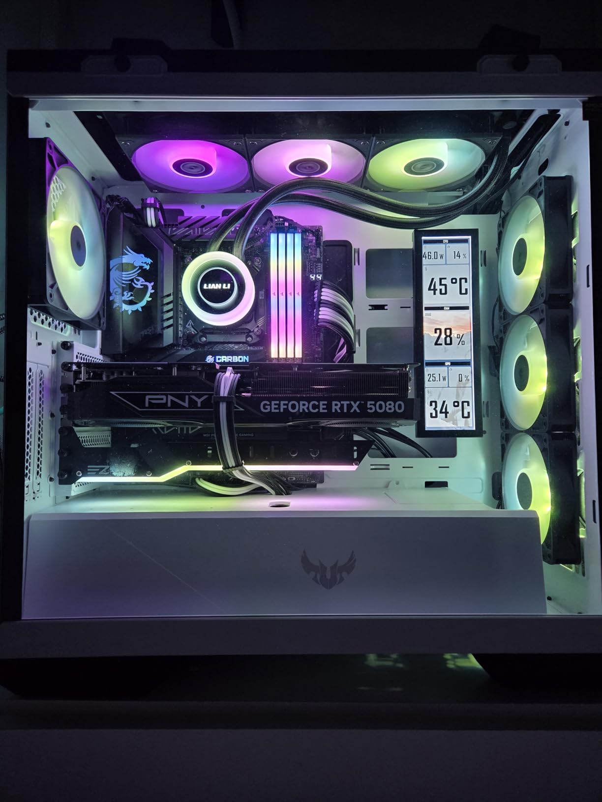 Airgoo Magnetic 16-Port Signal RGB Controller - SATA Powered ARGB Controller PC Lighting Hub, Compatible with SignalRGB & OpenRGB, AG-DRGB16 customer photo 1