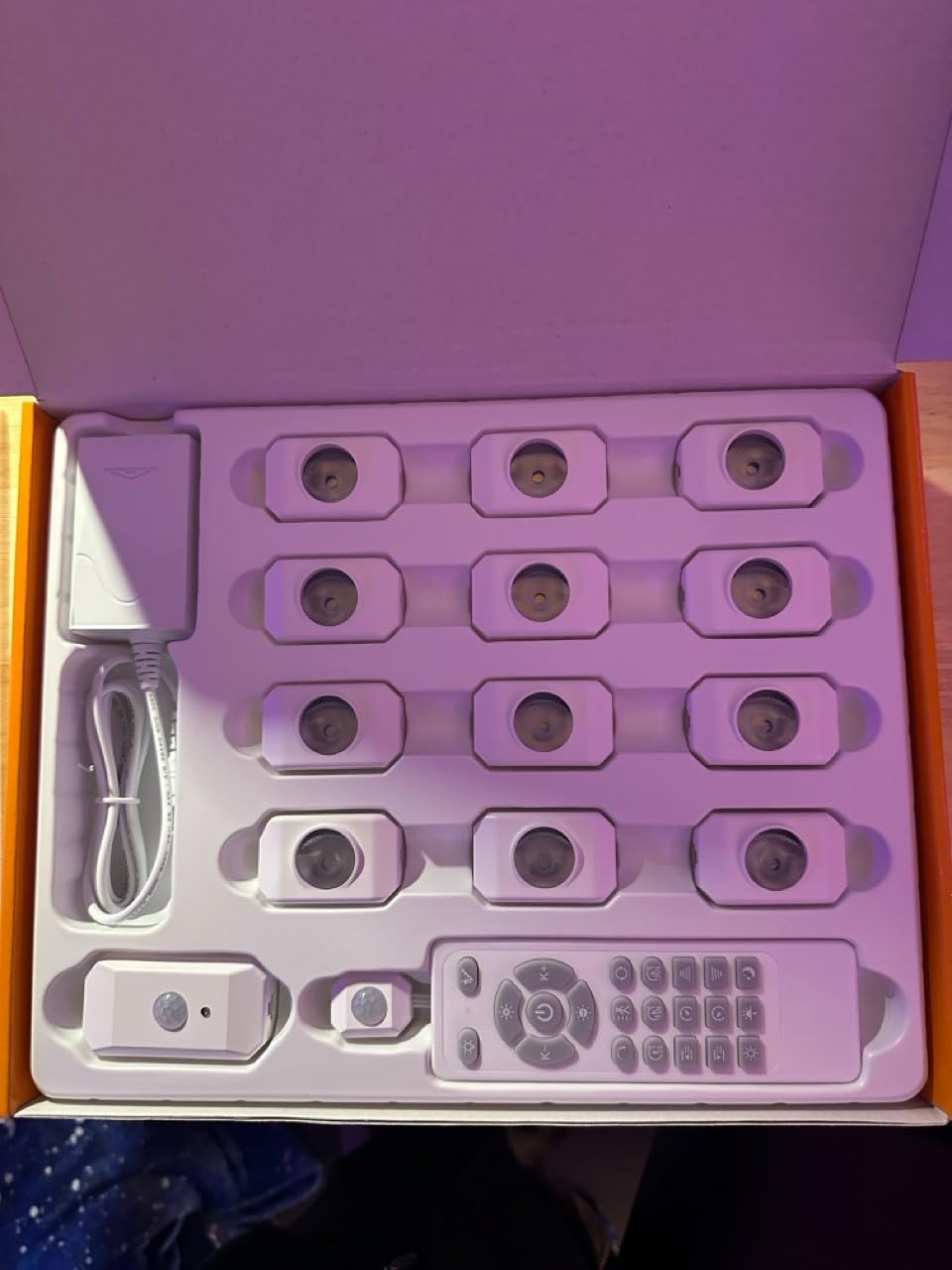 Upgraded Smart Stair Lights Motion Sensor Indoor, Plug-in Stairway Lights Indoor Hallway Baseboard Lighting with Cascading Effect, Dimmable, 3000K-6000K (16 Stairs) customer photo 2