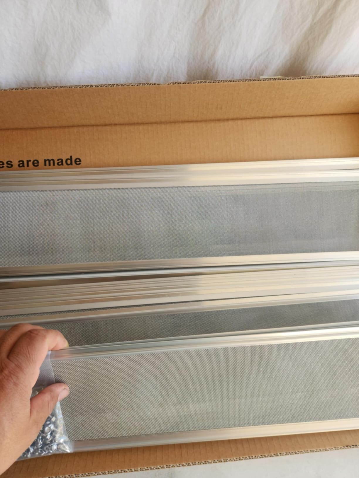 Gutter Guard Kit - 48FT (12 Pieces), Stainless Steel Mesh Gutter Guard, Fits 5-inch & Smaller Gutters, Heavy-Duty Aluminum Frame, Leaf Guard for Gutters, SmartPitch Technology, DIY-Friendly customer photo 2